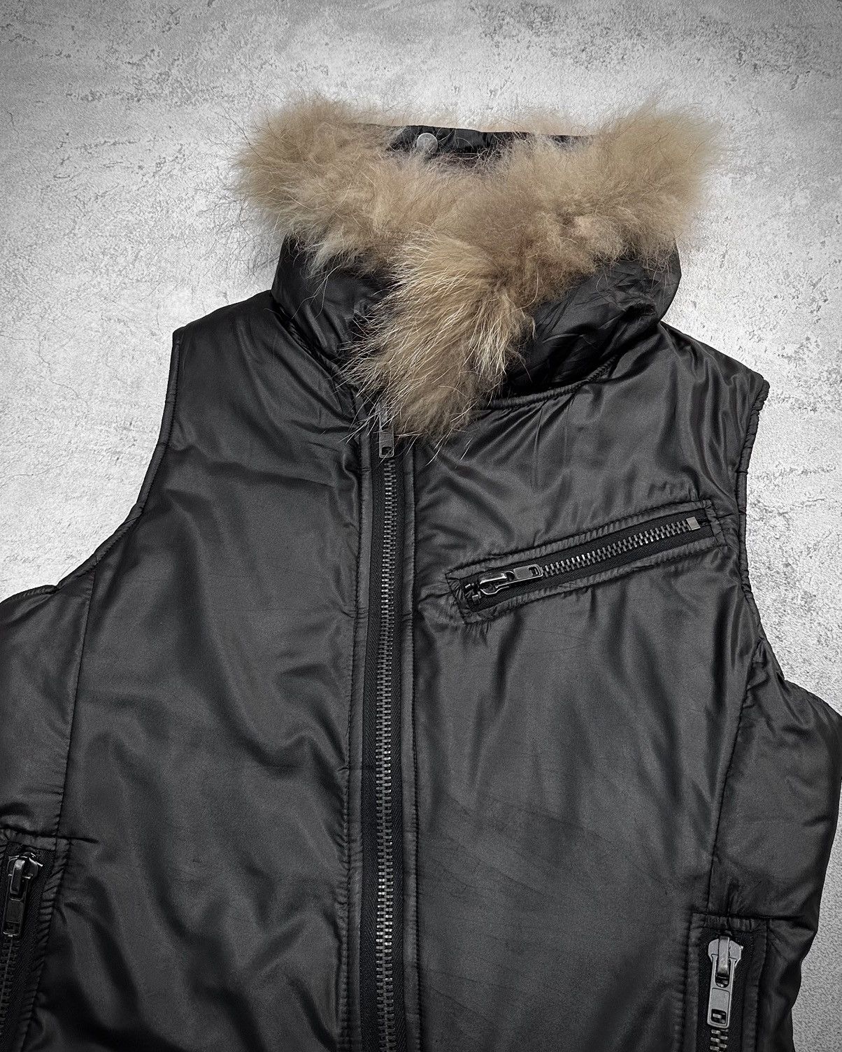 BUFFALO BOBS Buffalo Bobs Asymmetric Fur Neck Puffer Vest Size US S / EU 44-46 / 1 - 2 Thumbnail