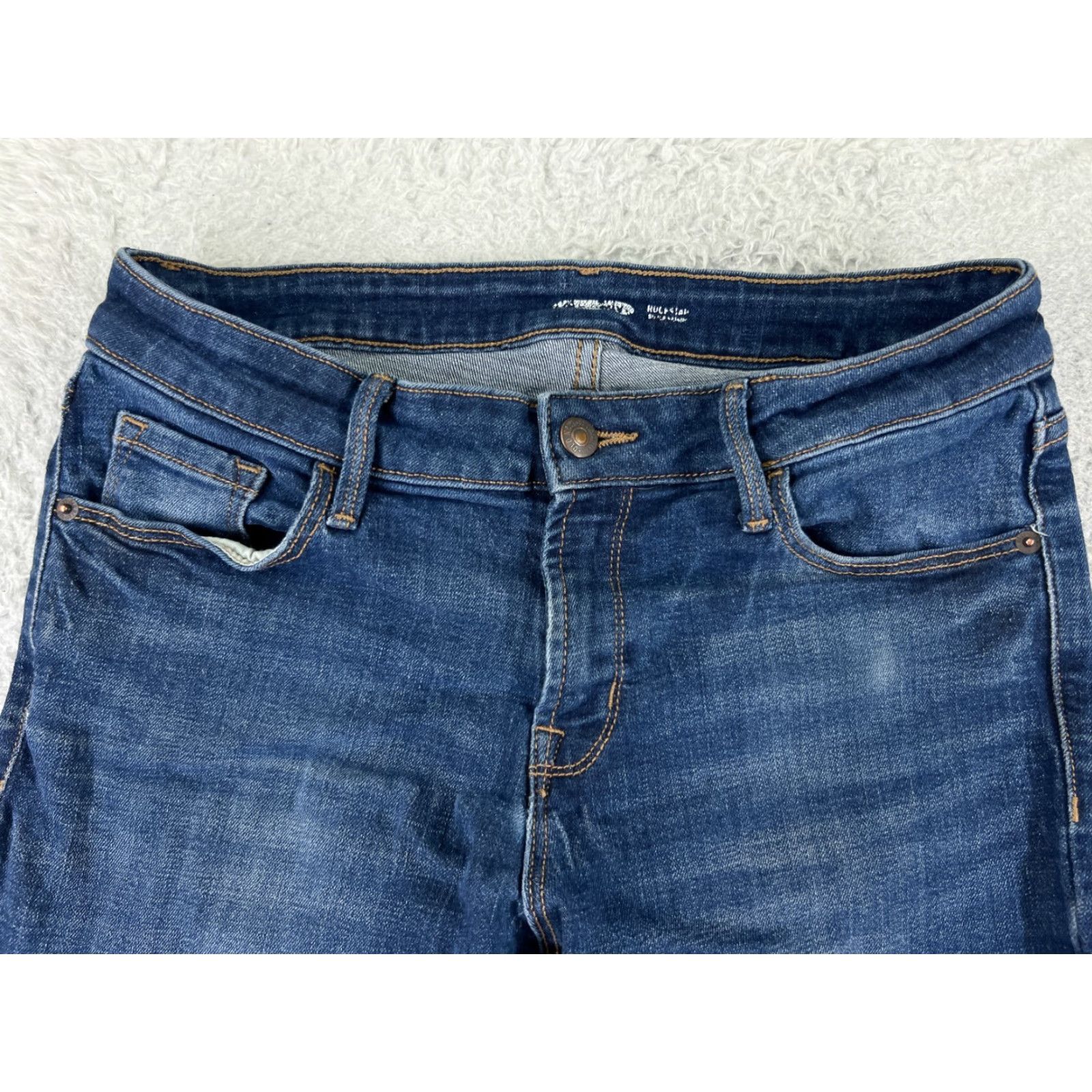 Old Navy Old Navy Jeans Womens 6 S Blue Denim Super Skinny Mid Rise 26x26 Rockstar Size 28" / US 6 / IT 42 - 4 Thumbnail