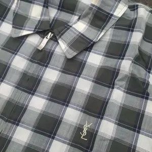 Vintage 💥Vintage💥 YSL Pour Homme YVES Saint Plaid Jacket Size US XL / EU 56 / 4 - 8 Thumbnail