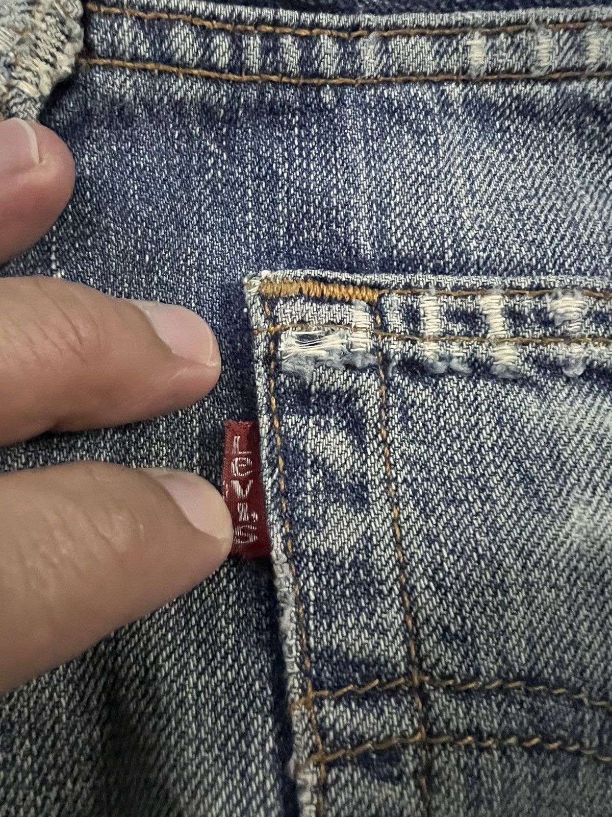 If Six Was Nine × Levi's Vintage Levis 501 Distressed Jeans Very Nice Size US 30 / EU 46 - 15 Thumbnail