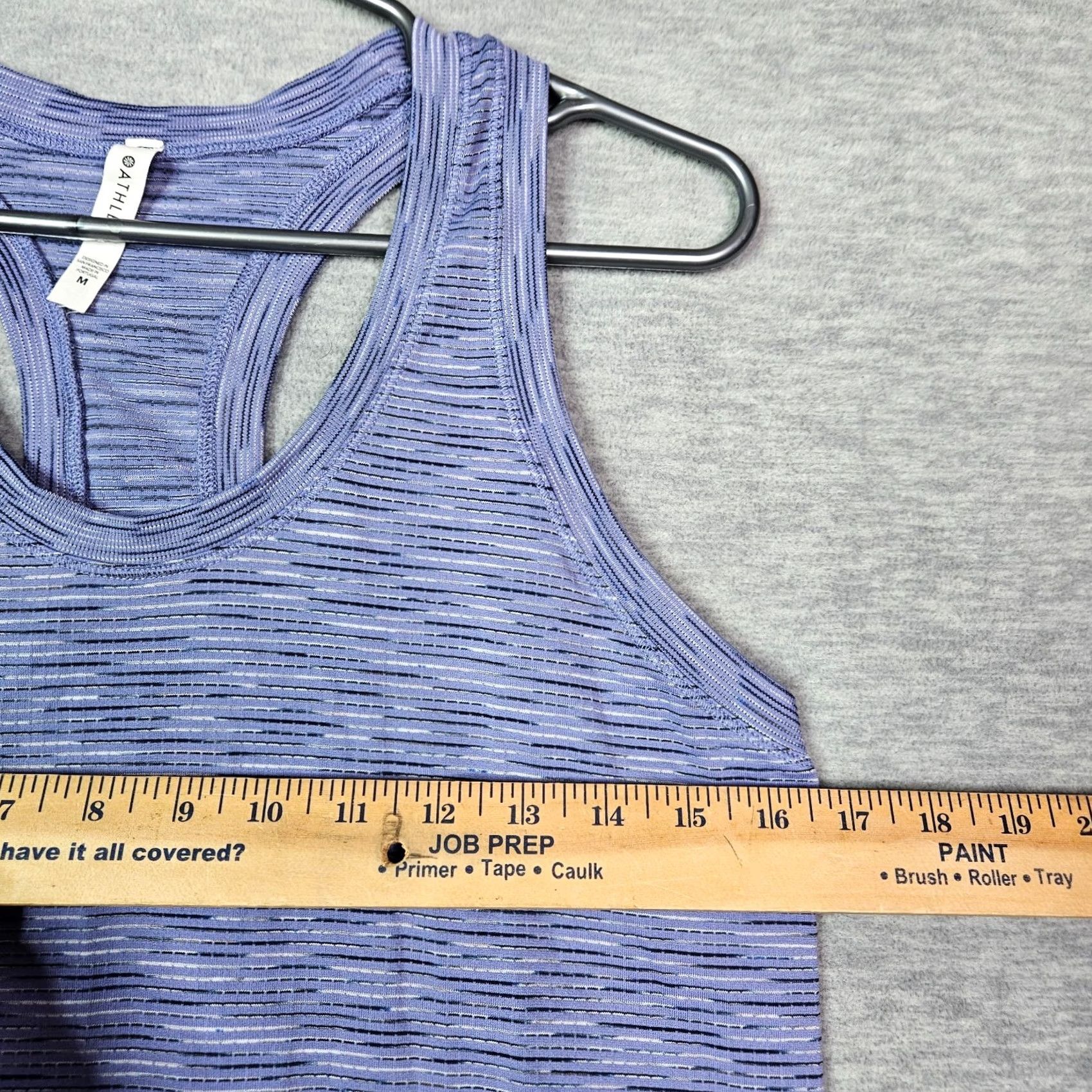 Athleta Athleta Tank Top Women's Blue Space Dyed Size M Sleeveless Racerback Activewear Top Size M / US 6-8 / IT 42-44 - 4 Thumbnail
