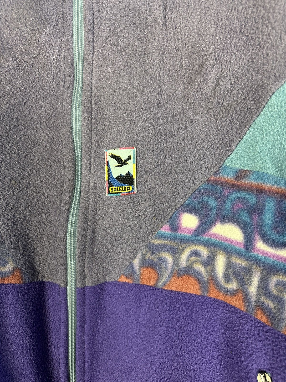 SALEWA Salewa Vintage Full Zip Fleece Jacket Polartec Outdoor XL Size US XL / EU 56 / 4 - 4 Thumbnail