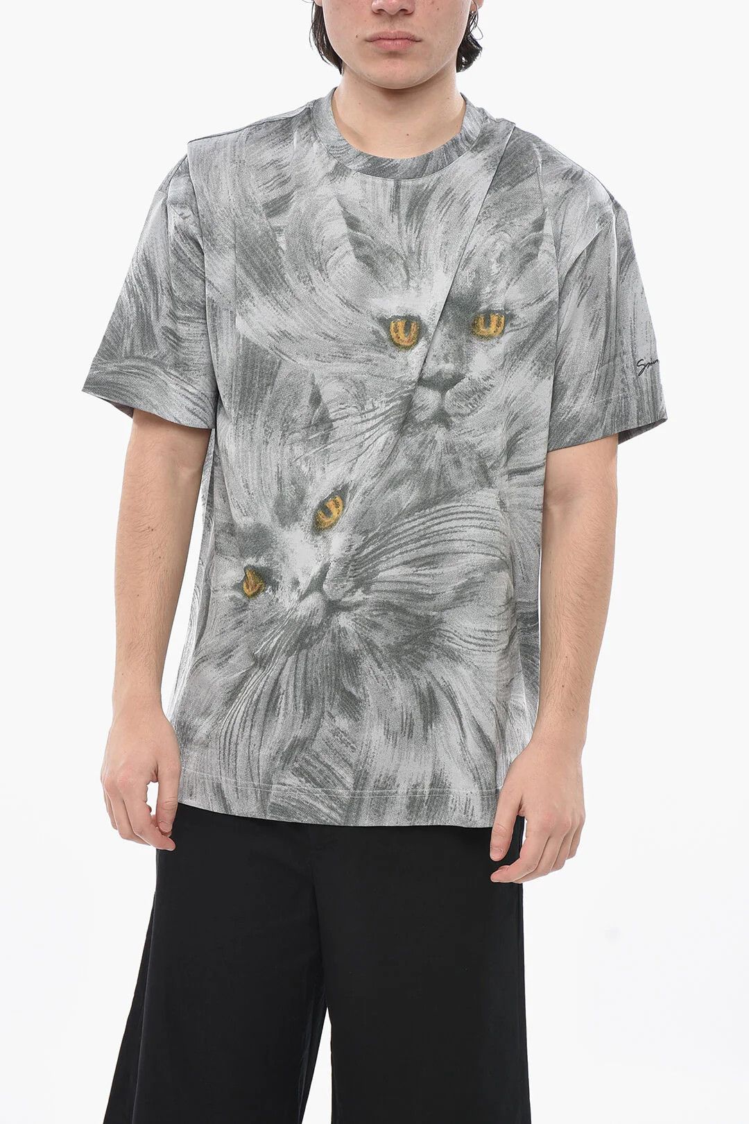 og1mm0326 Crewneck T-Shirt in Grey