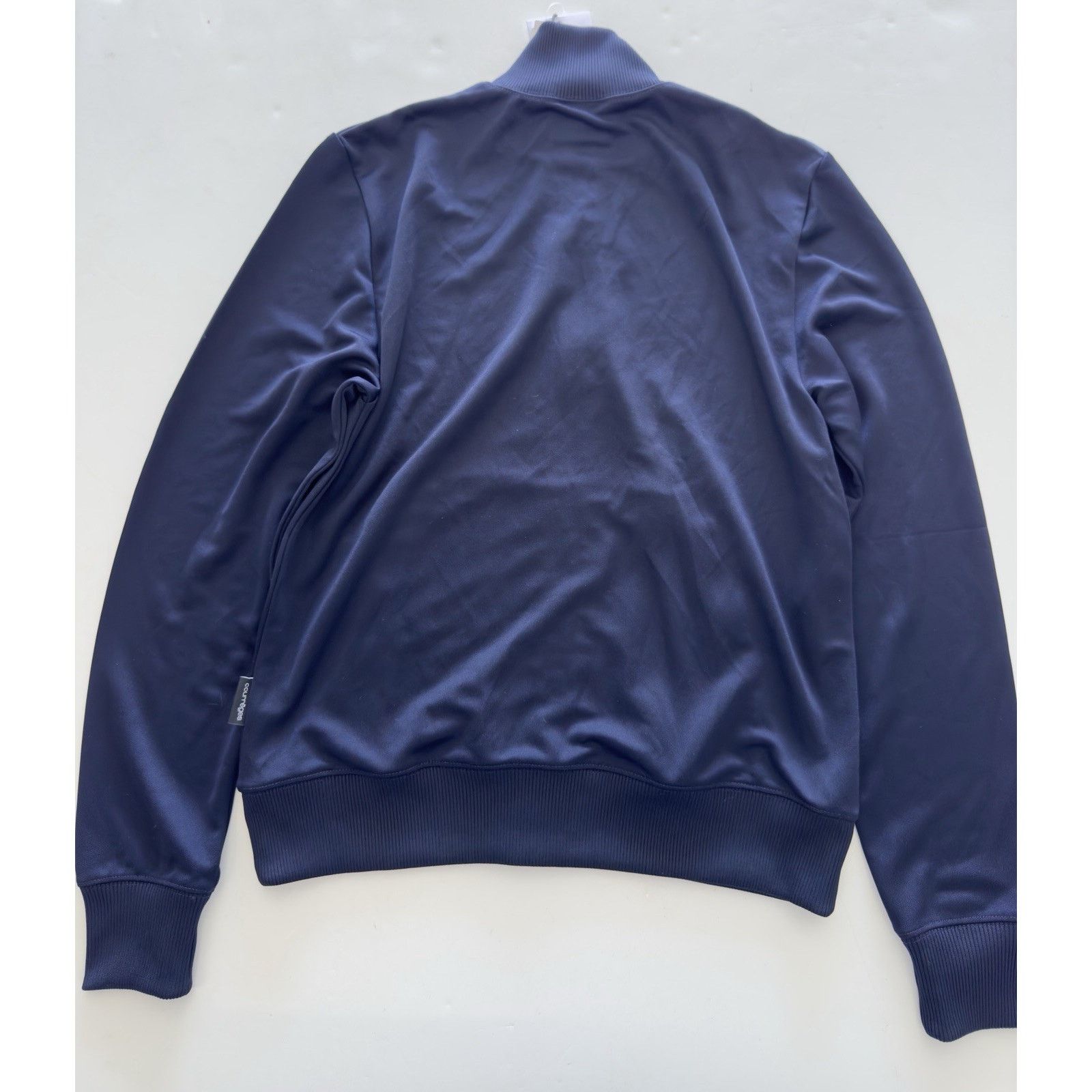 Courreges Courrèges logo-embroidered track jacket XS Navy Blue Size US XS / EU 42 / 0 - 2 Thumbnail