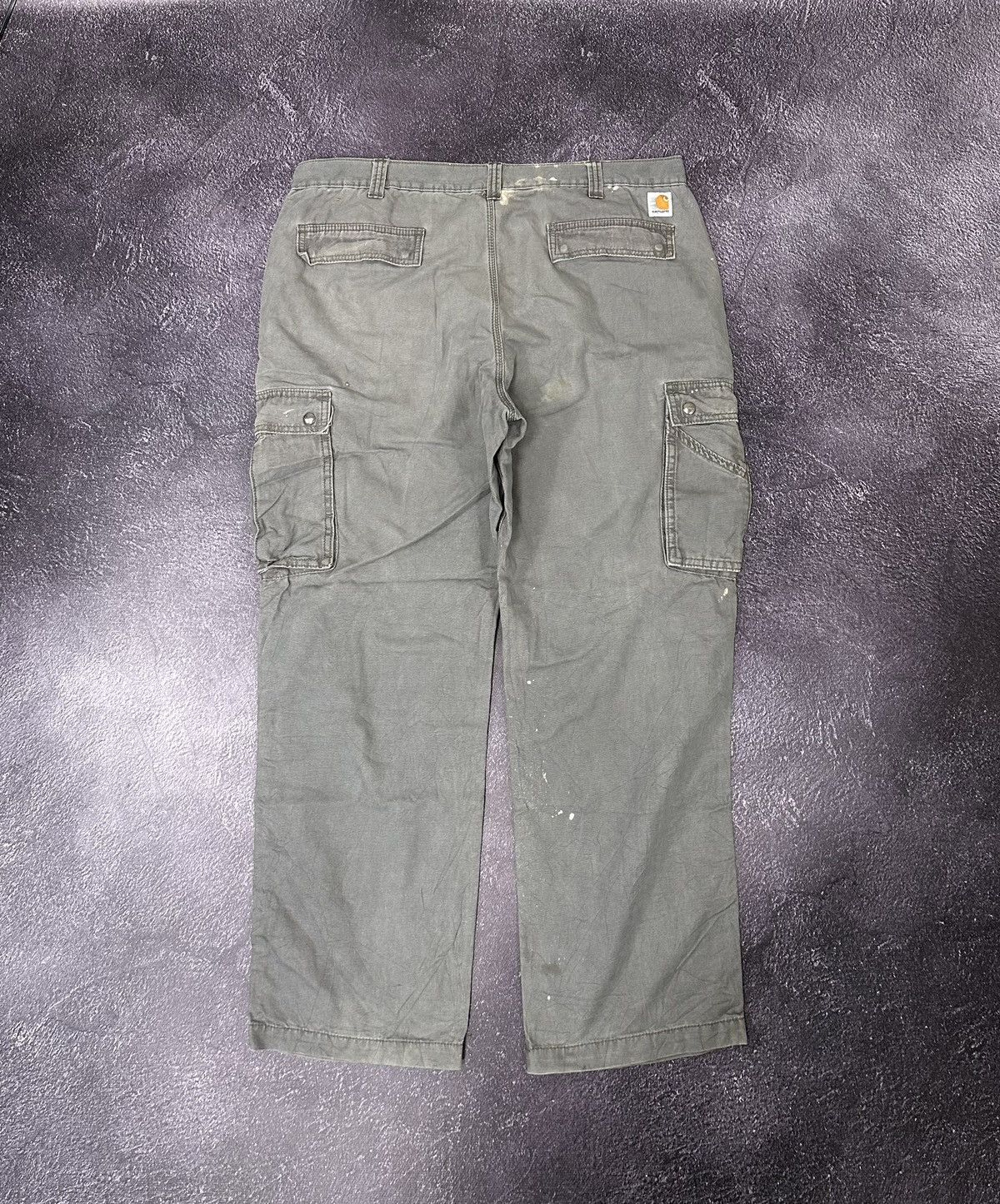 Carhartt Vintage Carhartt Distressed Baggy Cargo USA Opium Work Pants Size US 40 / EU 56 - 1 Thumbnail