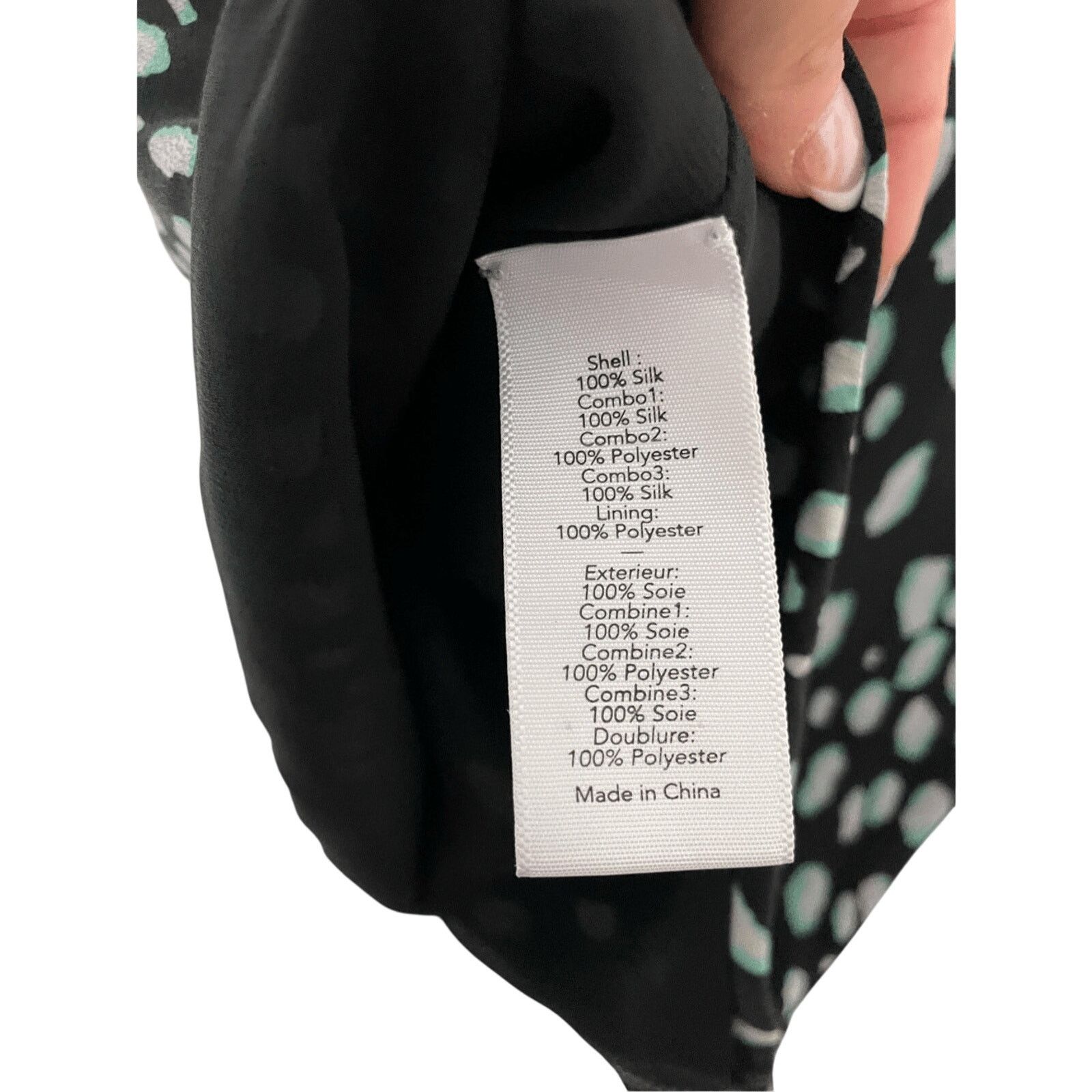 Elizabeth and James Elizabeth & James XXS Silk Retro Cropped Dalmation Blouse Size XXS / US 00 / IT 34 - 3 Thumbnail