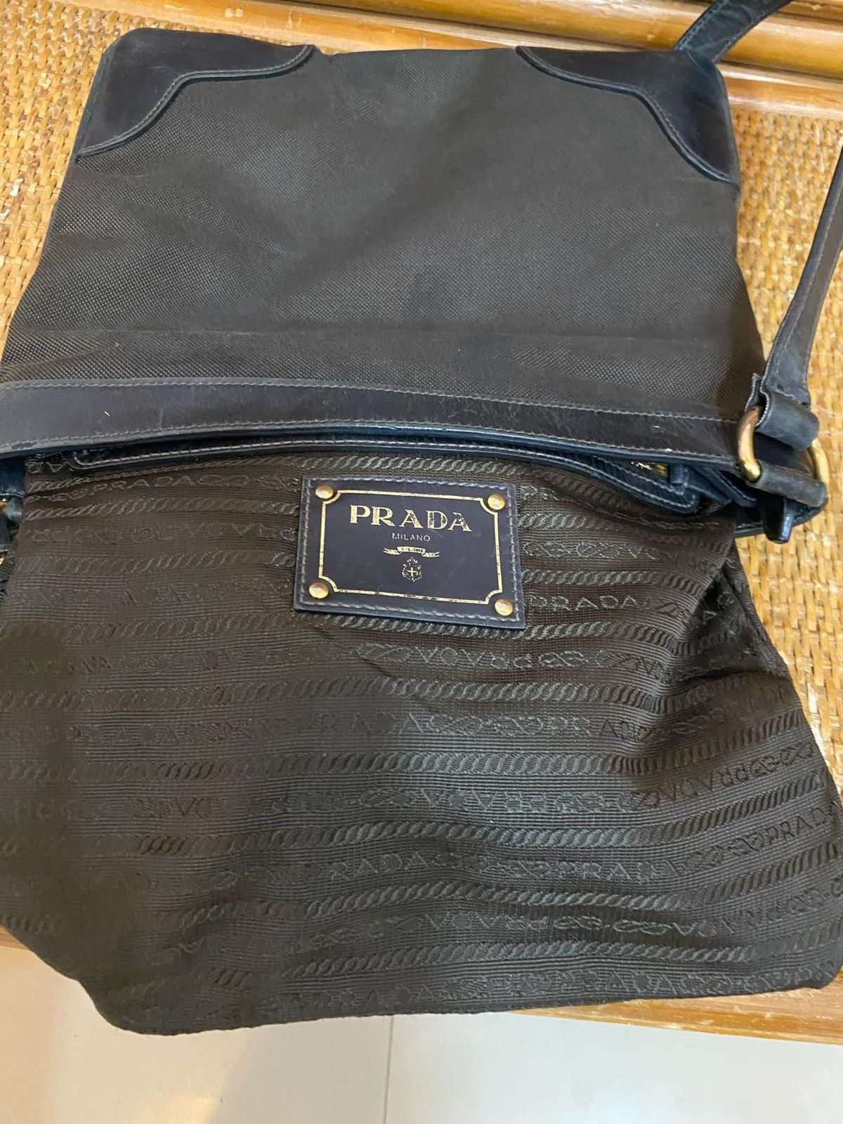 Designer × Prada × Vintage Prada Denim Crossbody Shoulder Bag Size ONE SIZE - 10 Thumbnail