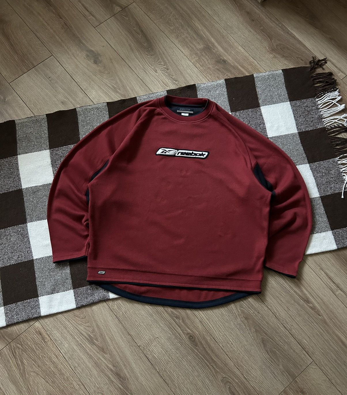 Reebok × Vintage Vintage Reebok big logo sweatshirt mens rare Size US M / EU 48-50 / 2 - 1 Thumbnail