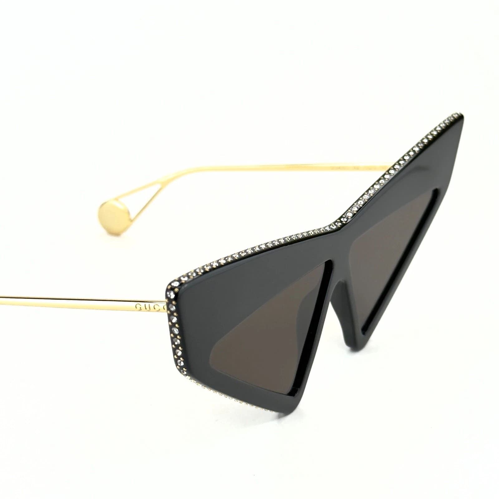 Gucci GUCCI GG0430S Hollywood Forever 0430 Black Sunglasses 002 Size ONE SIZE - 6 Thumbnail