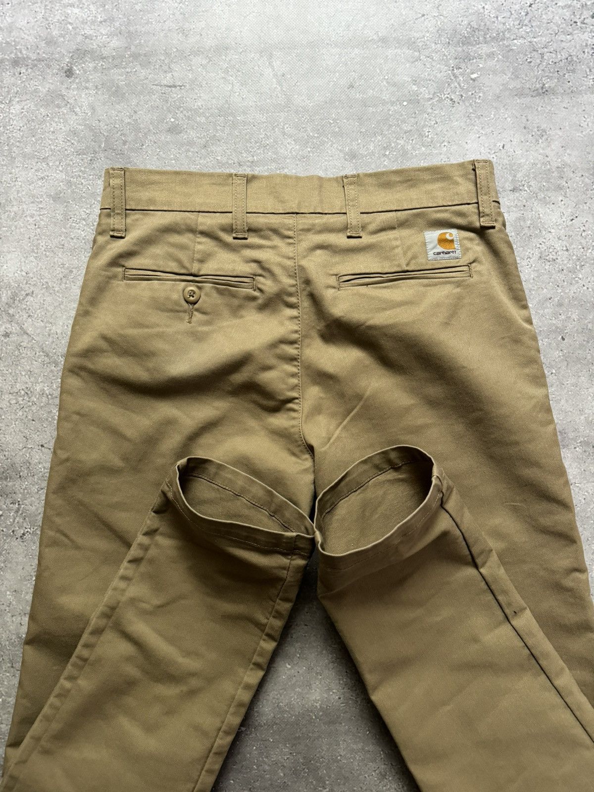 Carhartt × Carhartt Wip × Vintage Vintage Carhartt Sid Beige Chino Pants Size US 30 / EU 46 - 4 Thumbnail
