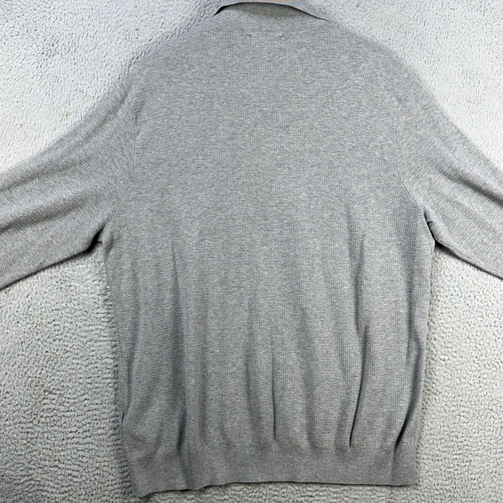 Polo Ralph Lauren VINTAGE Polo Ralph Lauren Sweatshirt Polo Mens 2XL Gray Knit Long Sleeve Rugby Pony Size US XXL / EU 58 / 5 - 2 Thumbnail