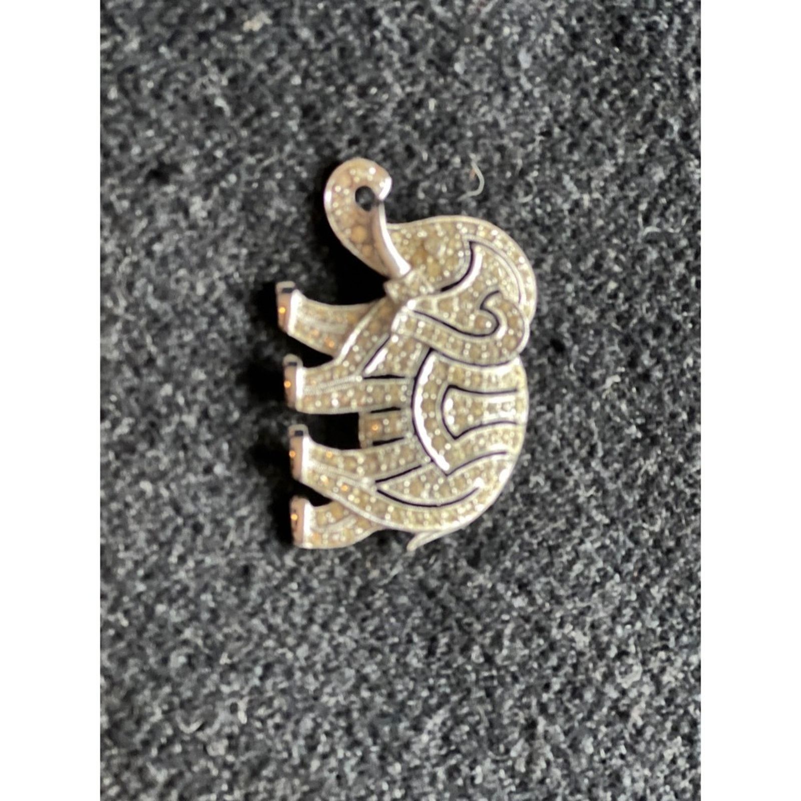 Other Vintage Hattie Carnegie (Rare) Rhinestone Elephant Brooch Size ONE SIZE - 5 Thumbnail