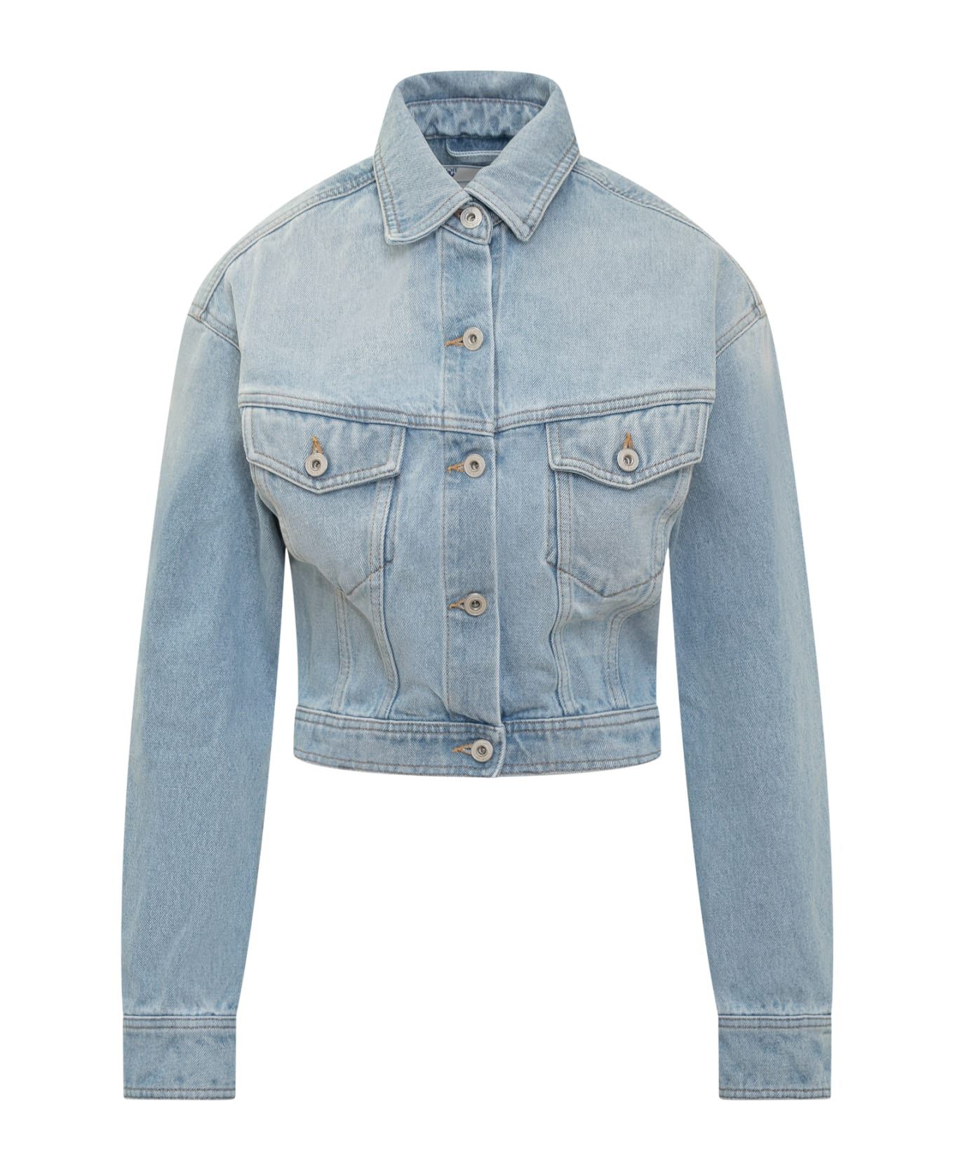 Off-White o1y1125 Denim Jacket in Blue Size S / US 4 / IT 40 - 1 Thumbnail