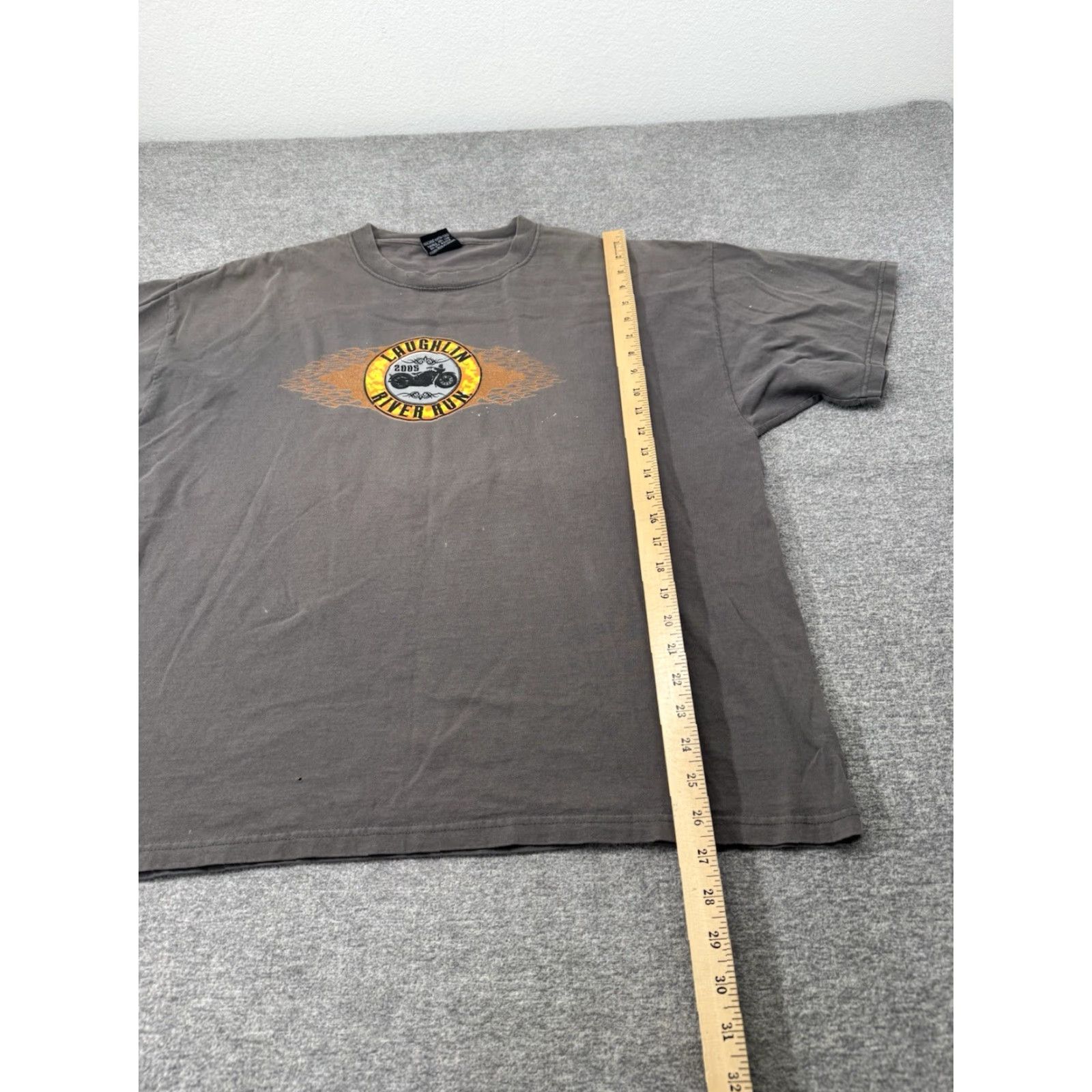 Vintage VINTAGE Myrtle Beach 2005 Motorcycle Rally Men's Graphic Tee XL Gray T-Shirt Delta Pro Weight Regular Size XL Mens Graphic Tee Size US XL / EU 56 / 4 - 7 Thumbnail