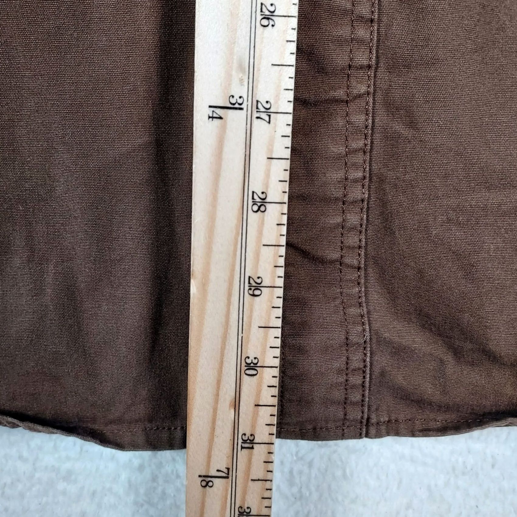 Dickies Dickies Work Shirt Mens XL Brown Button Up Long Sleeve Cotton Pocketed Utility Regular Fit Button-Front Casual Workwear Shirt Size US XL / EU 56 / 4 - 5 Thumbnail