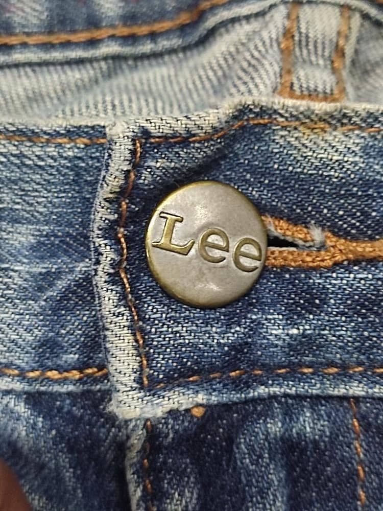 Lee × Vintage VINTAGE LEE DISTRESSED BLUE FADED JEANS Size US 31 - 7 Thumbnail