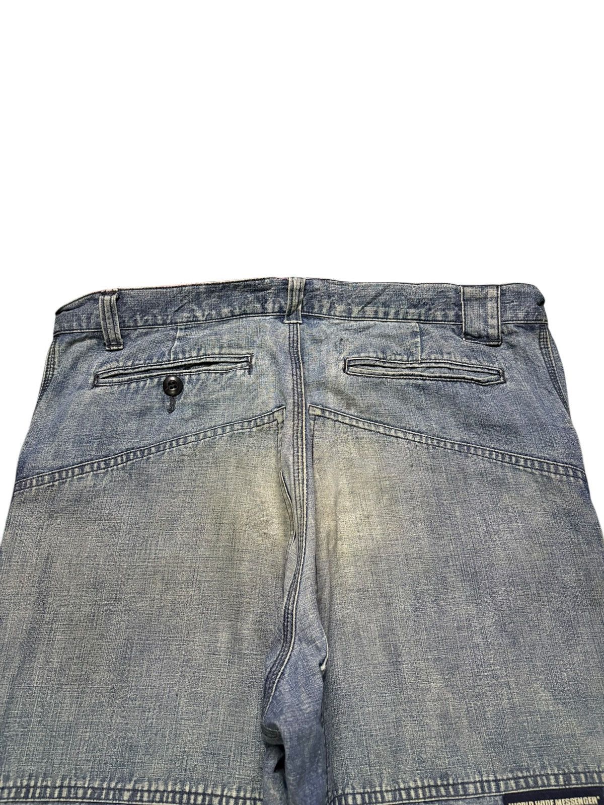 JNCO × Japanese Brand Vintage Japanese Brand Mud Wash Double Knee Baggy Jean Size US 35 - 8 Thumbnail