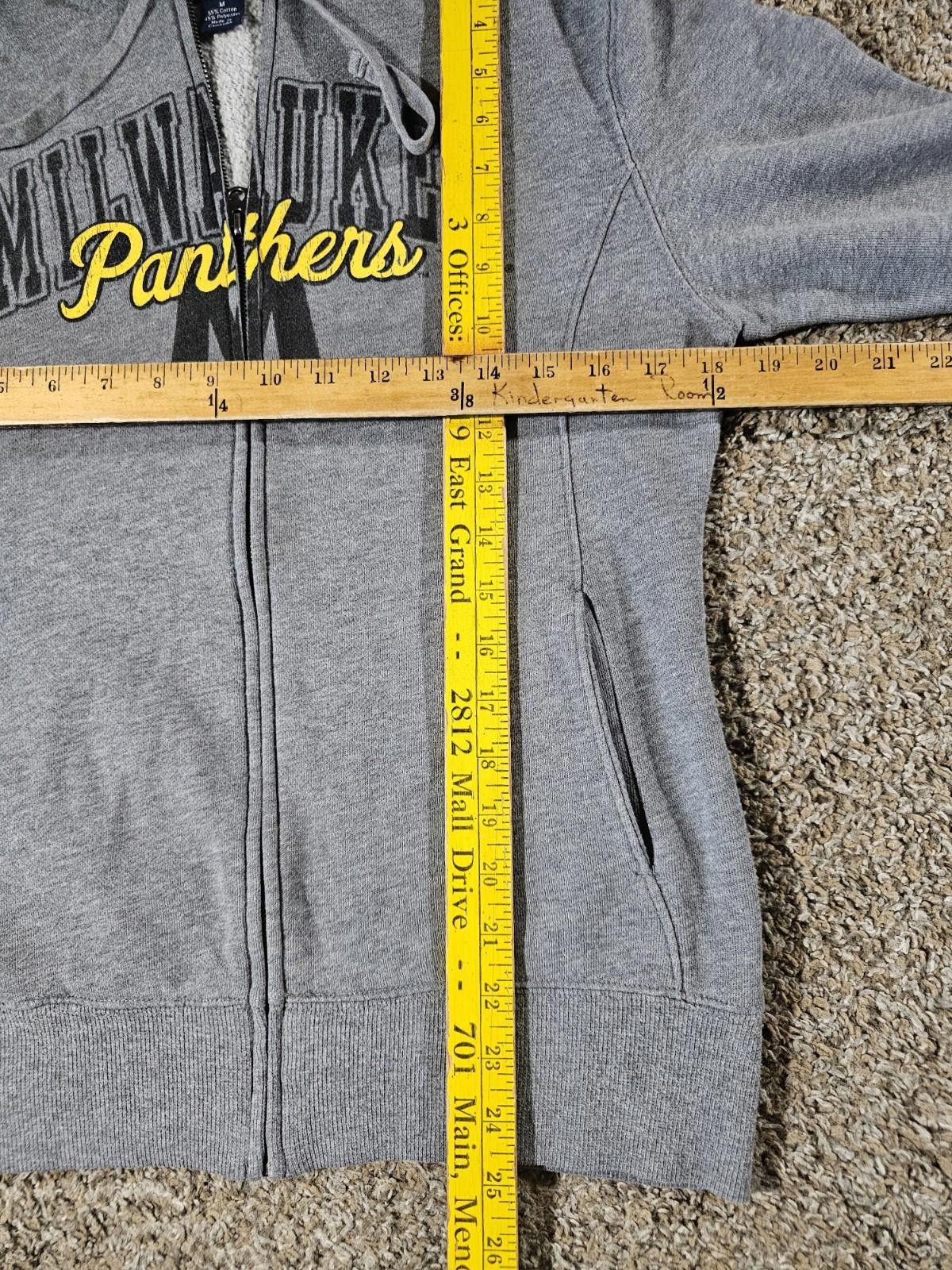 Jansport UWM Milwaukee Panthers Adult M Gray Hoodie Wisconsin Size US M / EU 48-50 / 2 - 4 Thumbnail