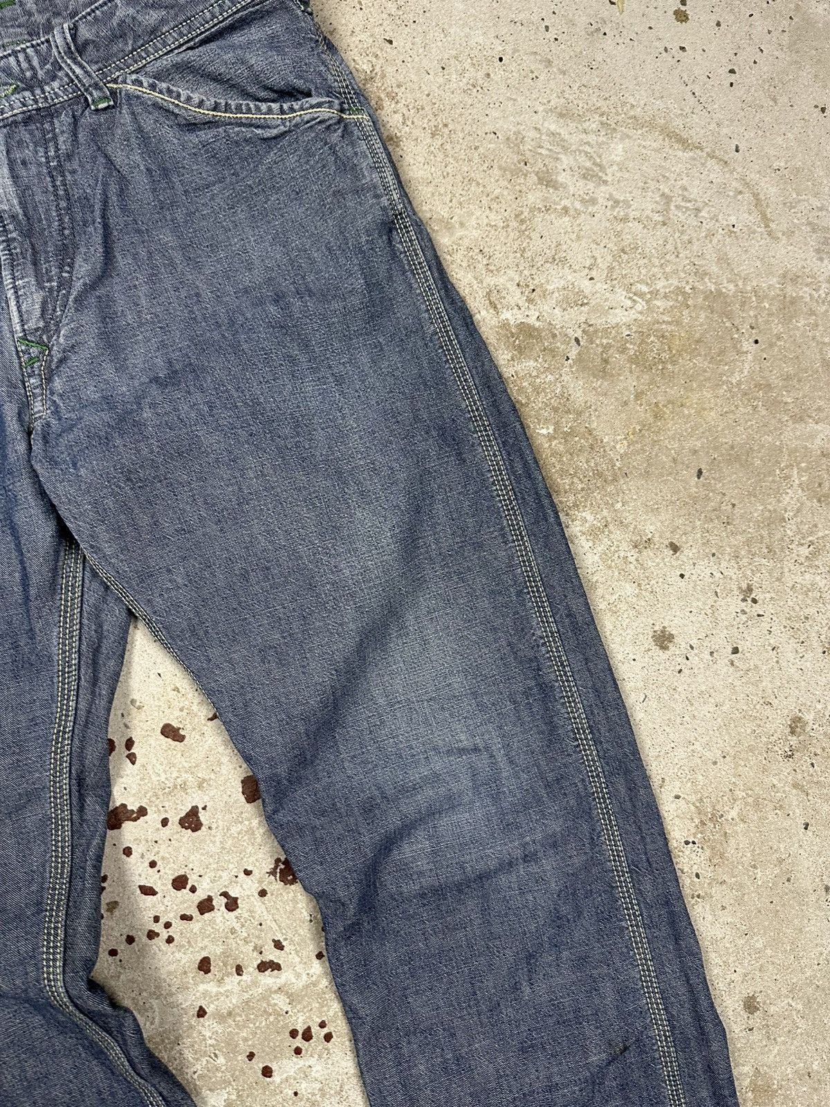 Diesel × Vintage Vintage 2001 Diesel Distressed Carpenter Denim Pants Jeans Size US 32 / EU 48 - 14 Thumbnail