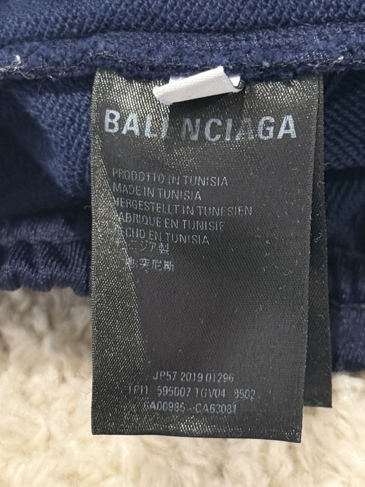 Balenciaga Balenciaga Dark Blue jogging pant Size US 27 - 13 Thumbnail