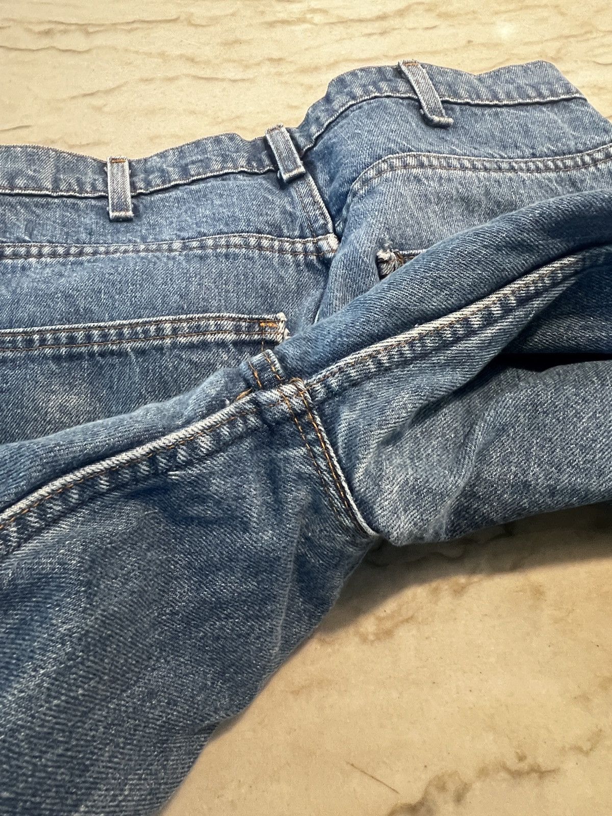 Levi's × Vintage Levi’s 80’s Vintage Orange Tab 646 Bell Bottoms Flare 33x30 Size US 33 - 5 Thumbnail