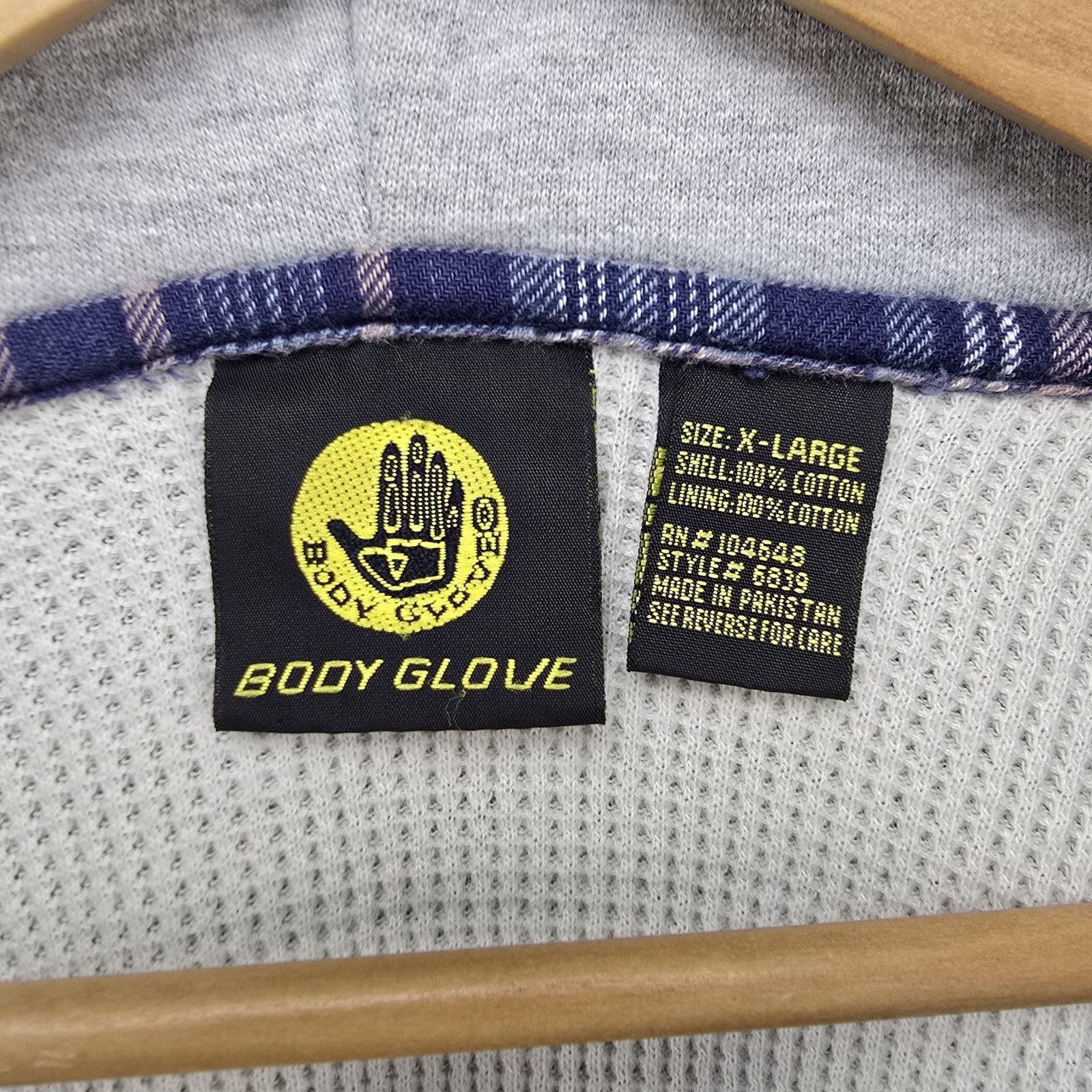 Body Glove Vintage Body Glove Thermal Lined Plaid Hoodie Mens XL Y2K Size US XL / EU 56 / 4 - 6 Thumbnail