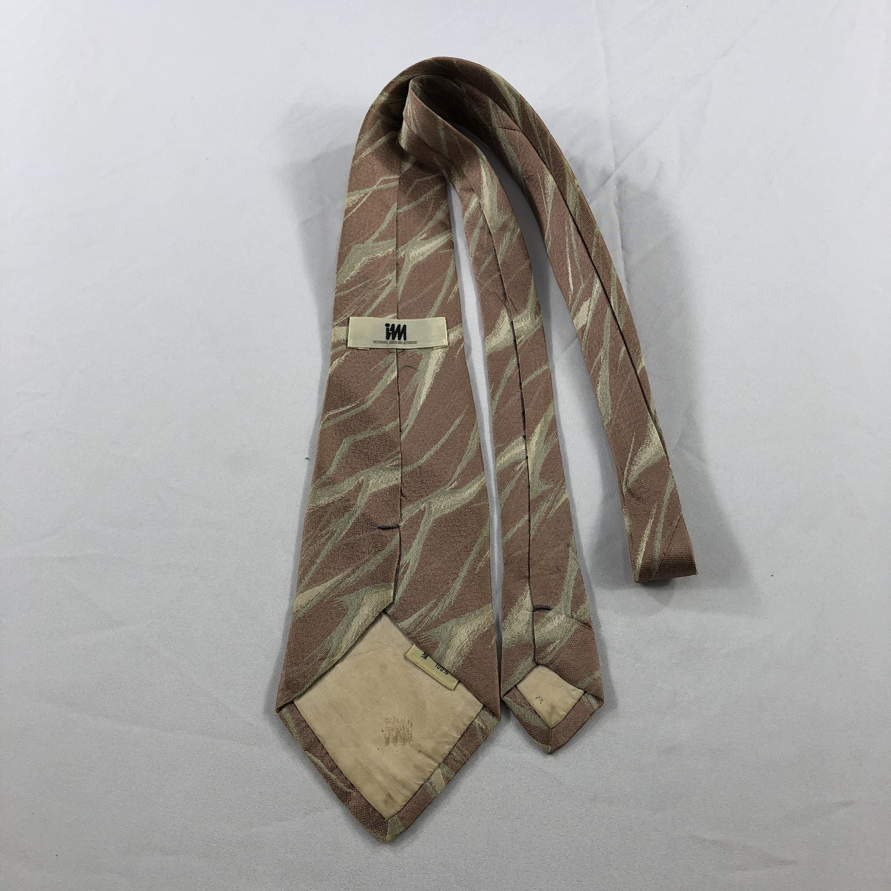 Issey Miyake × Japanese Brand × Vintage Issey Miyake Silk Neck Ties T91 Size ONE SIZE - 2 Thumbnail