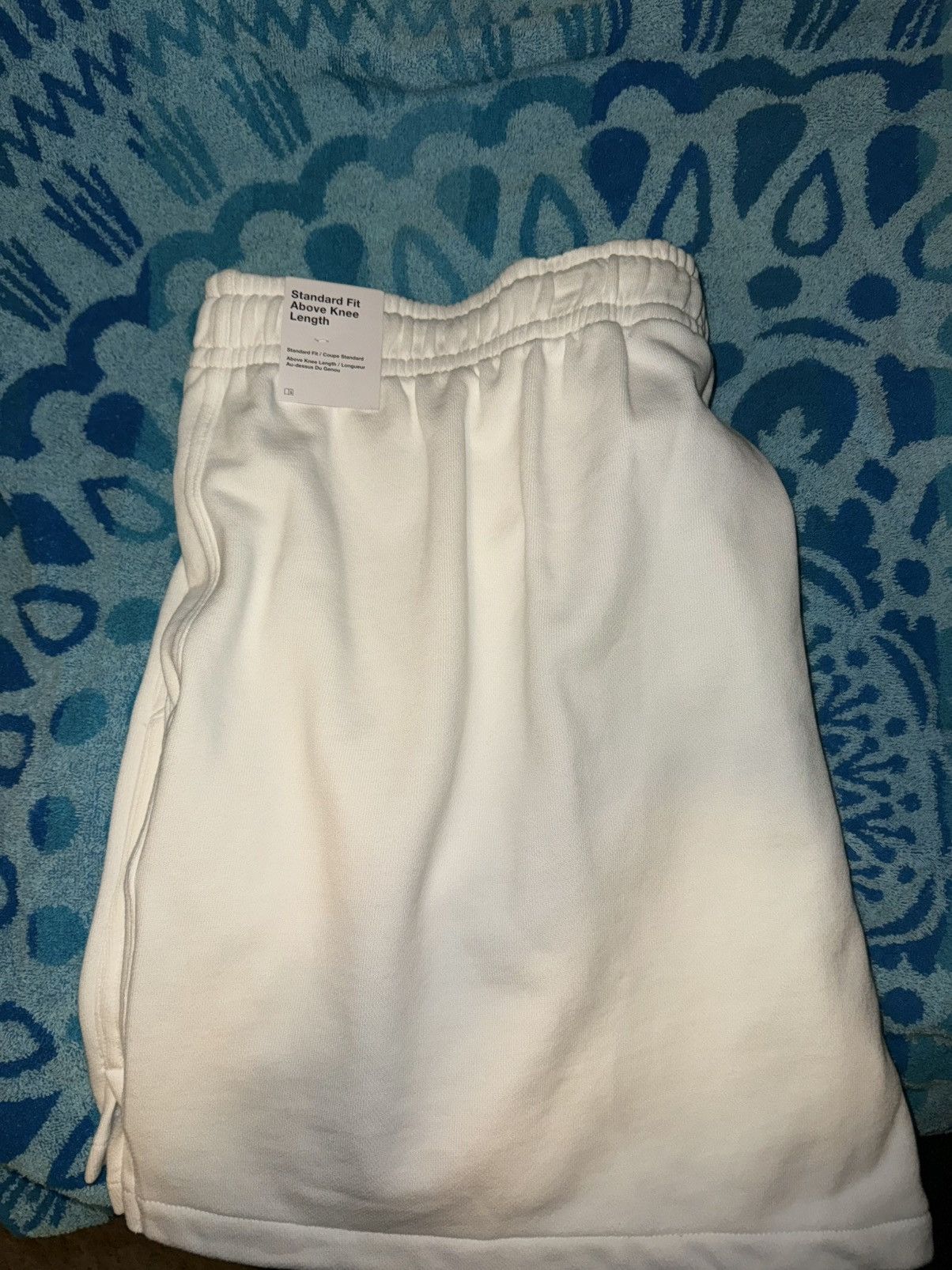 Nike White Cotton Nike Shorts — XXL Above the knee standard fit. Size US 32 / EU 48 - 2 Thumbnail