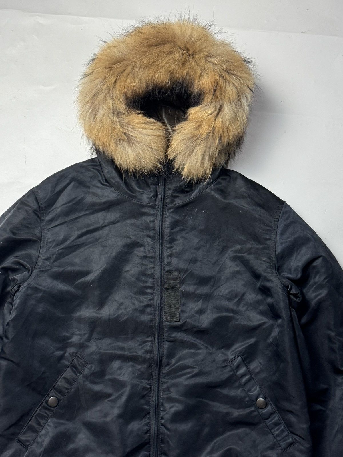 GOA Japanese Reversible Nano Universe Fur Bomber Jacket Hoodie Size US M / EU 48-50 / 2 - 4 Thumbnail