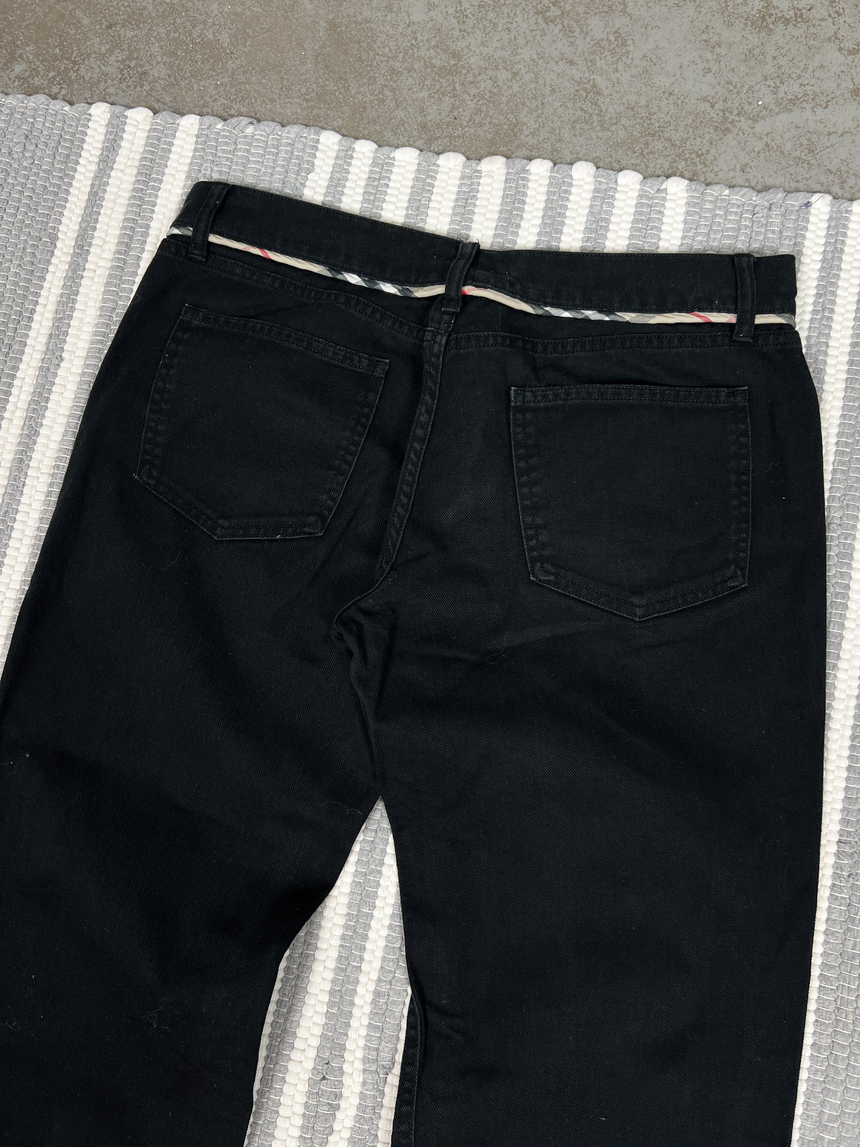 Burberry Burberry Black Denim Pants Jeans Size 32" / US 10 / IT 46 - 7 Thumbnail