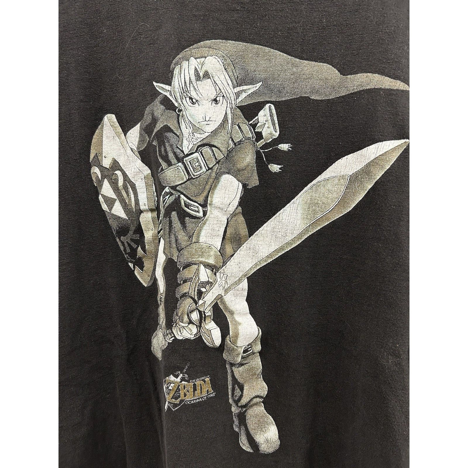 All Sport 1998 Nintendo N64 Zelda Ocarina Of Time Game Promo XL Shirt Size US XL / EU 56 / 4 - 4 Thumbnail
