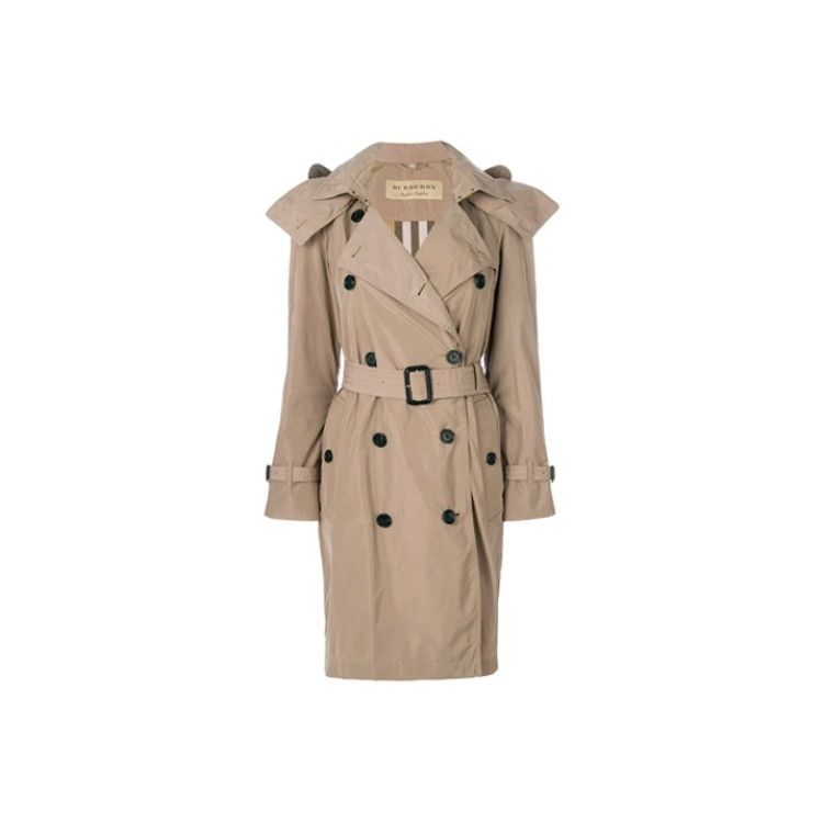 Burberry Burberry Beige Double-Breasted Trench Coat Size 4 Size S / US 4 / IT 40 - 1 Thumbnail
