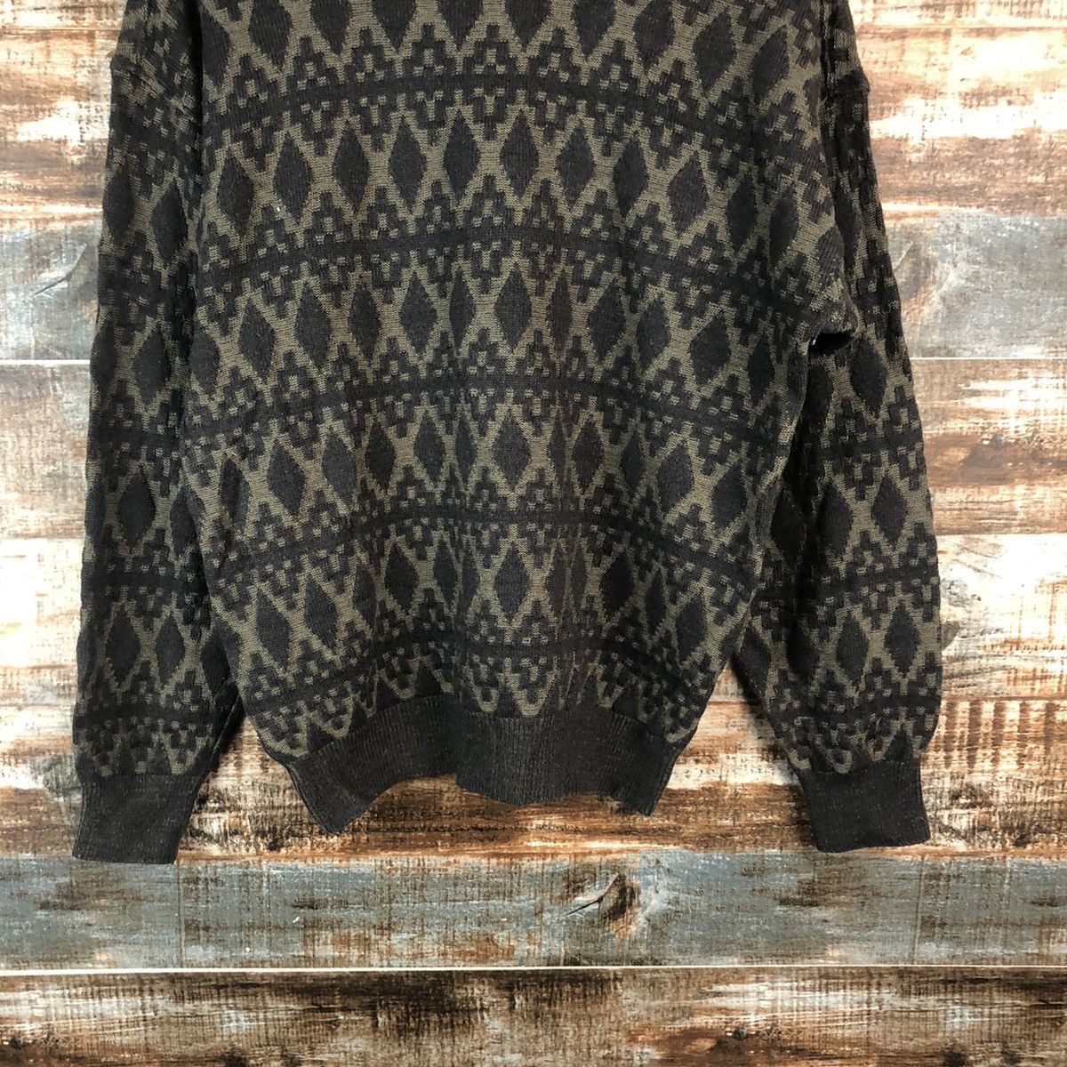 Homespun Knitwear DL Inter Mezzo vintage Brown Knitwear #C669 Size US M / EU 48-50 / 2 - 6 Thumbnail