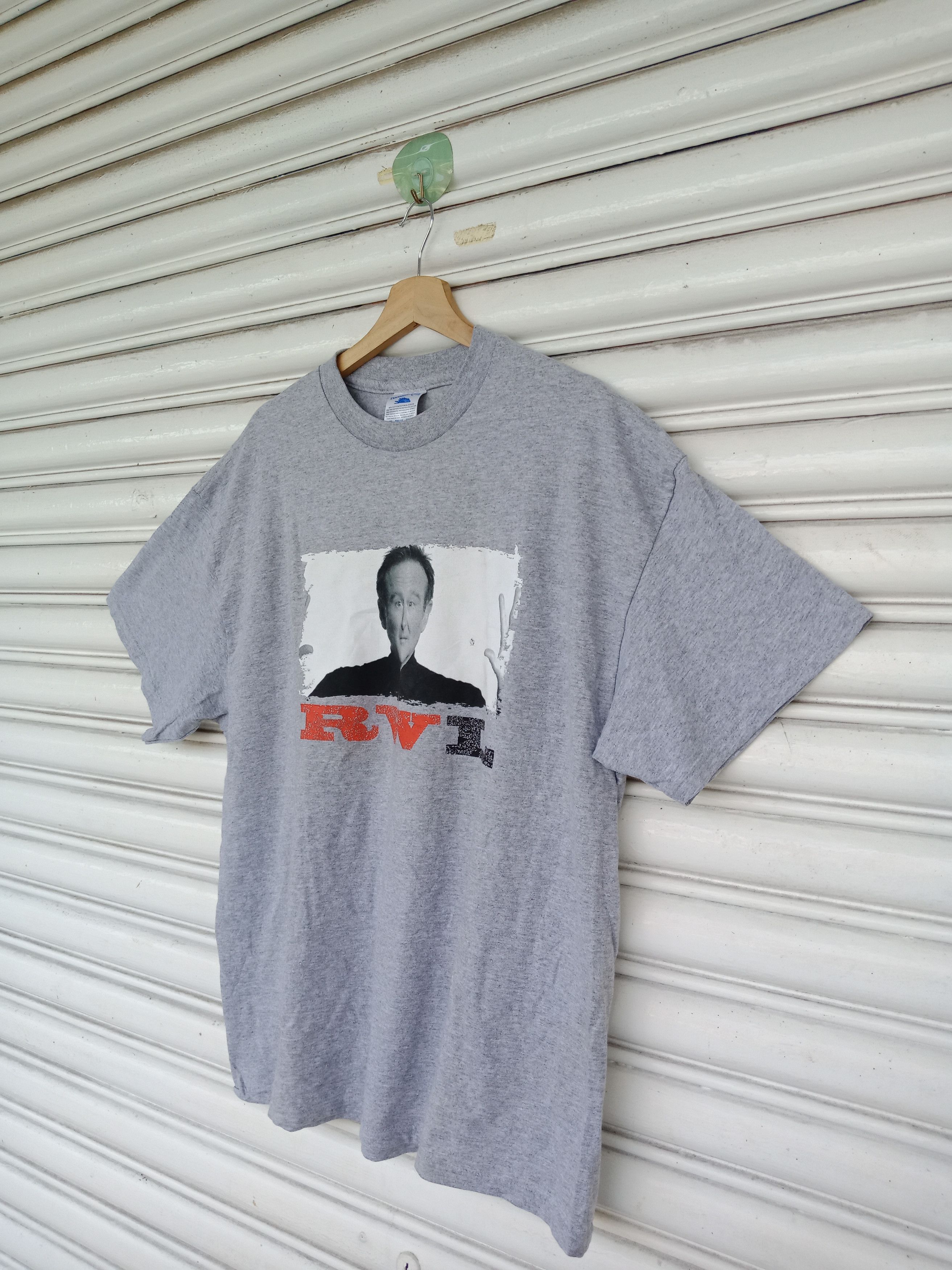 Vintage Robin Williams Legendary Comedian Avant Garde Artist Size US L / EU 52-54 / 3 - 3 Thumbnail