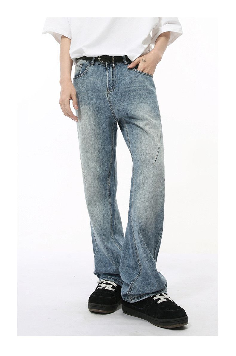 Japanese Brand × Jean Vintage distressed washed loose versatile casual jeans Size US 32 / EU 48 - 2 Thumbnail