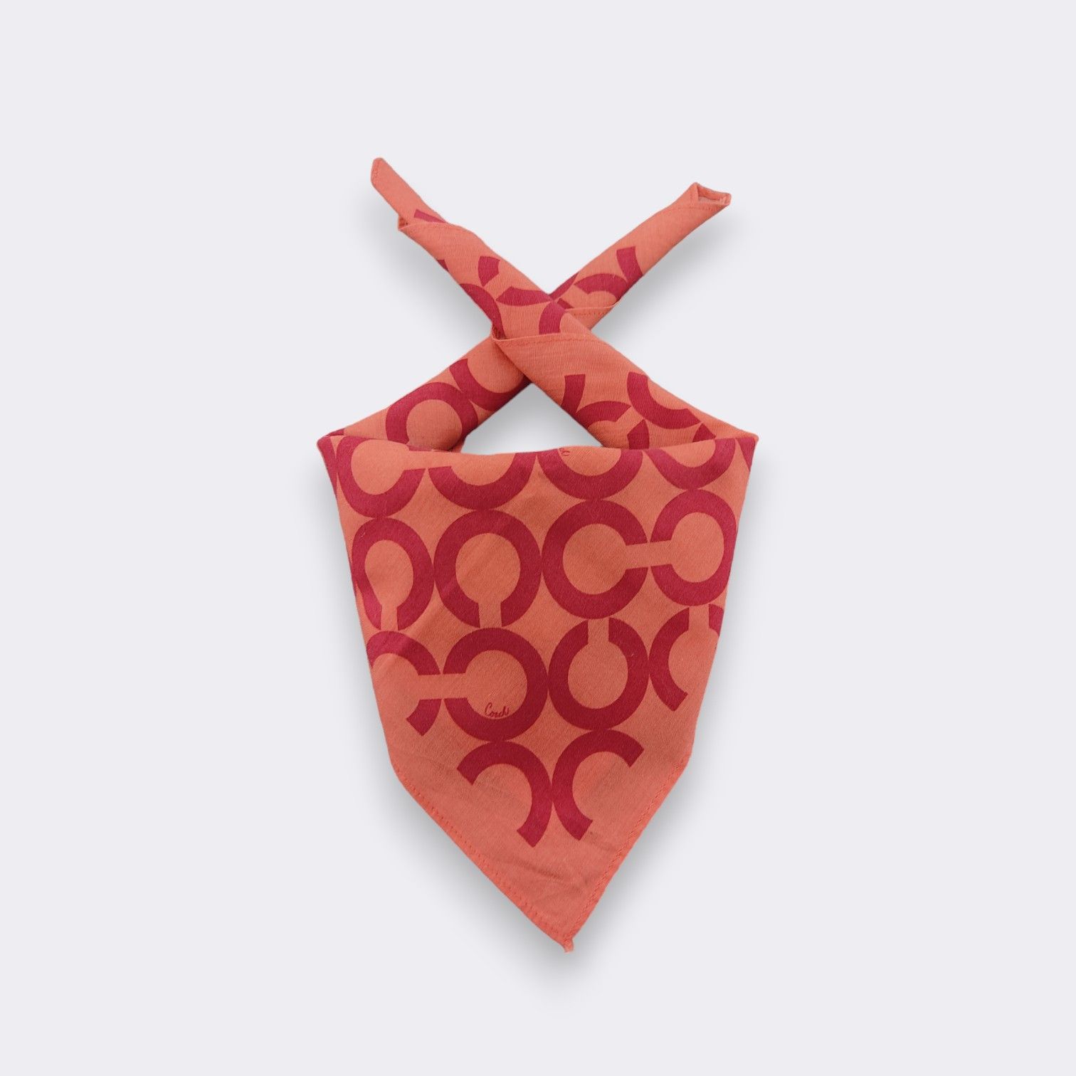 Coach Vintage Coach Handkerchief Neckerchief Bandana H029F Size ONE SIZE - 2 Thumbnail
