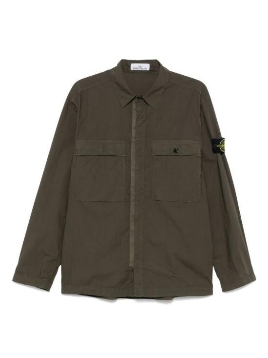 Stone Island STONE ISLAND Men Long Tops 1200015S0003 V0054 Green Size US L / EU 52-54 / 3 - 1 Thumbnail
