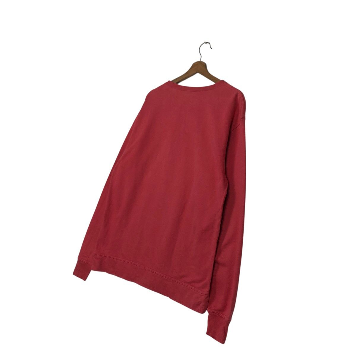 Japanese Brand CHUMS Bold Front Logo Red Crewneck Size US L / EU 52-54 / 3 - 11 Thumbnail