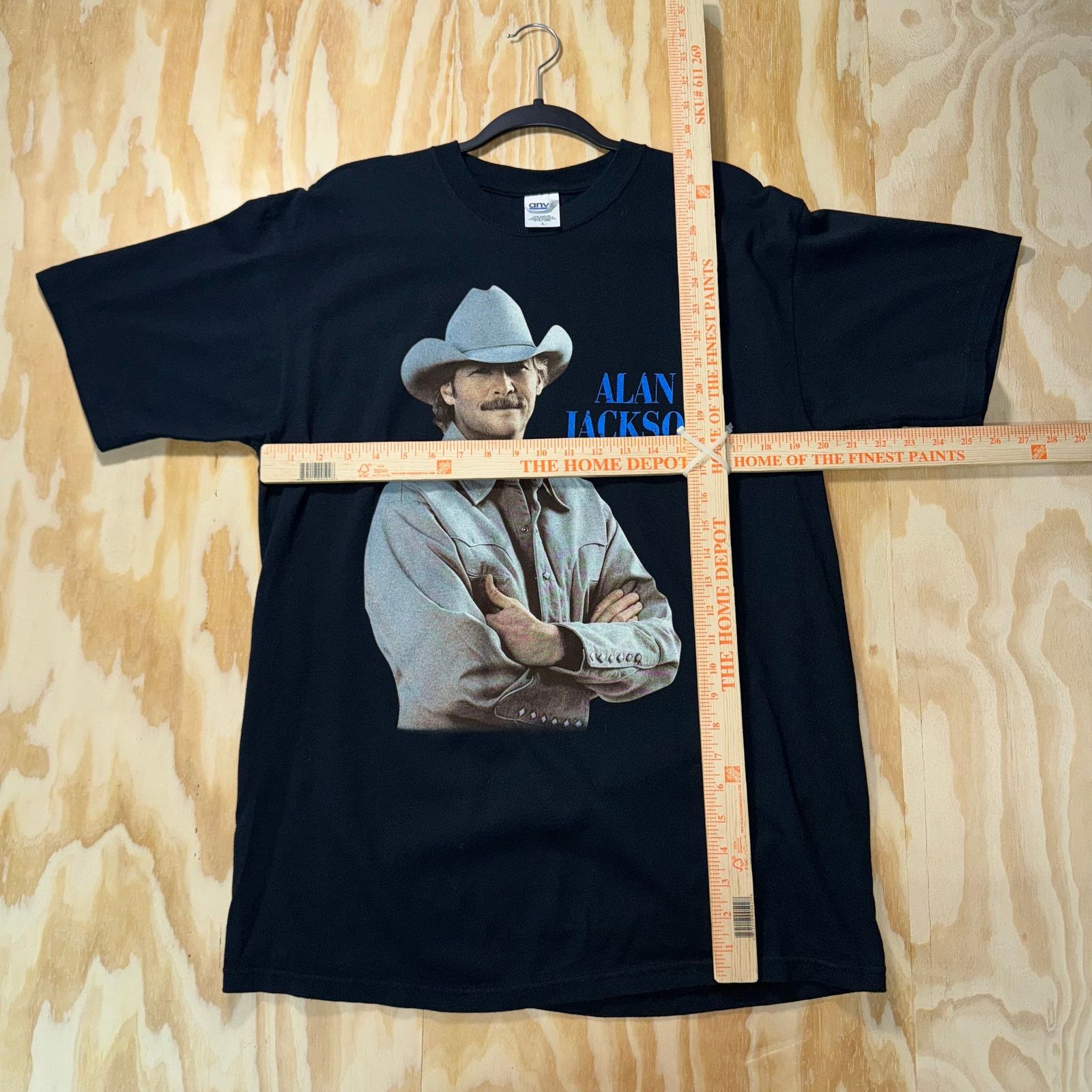 Anvil Vintage Y2K Alan Jackson tour 2004 country music 00s t-shirt Size US L / EU 52-54 / 3 - 4 Thumbnail