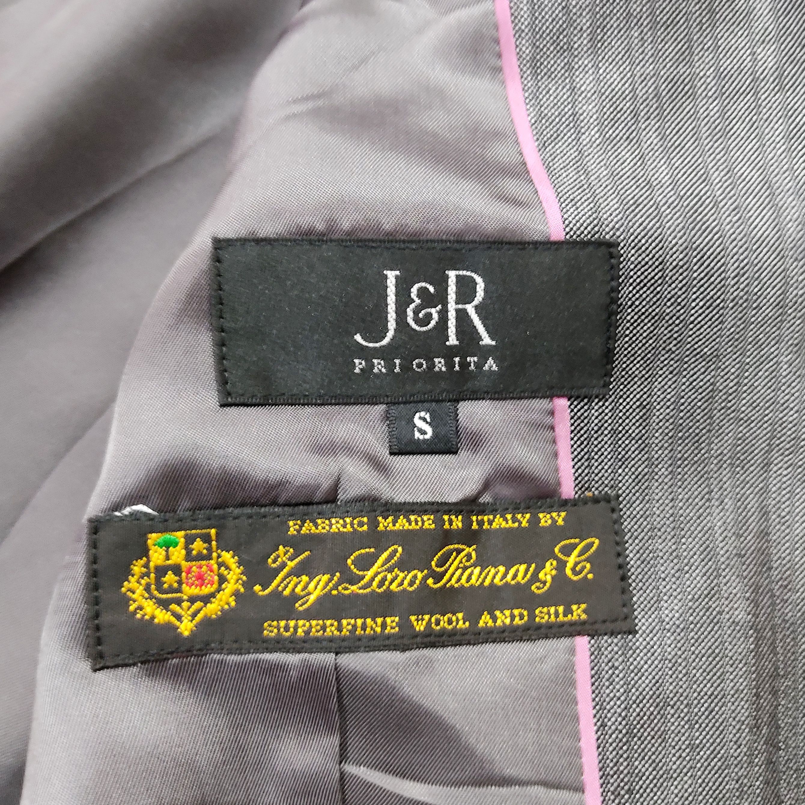 Loro Piana Loro Piana Charcoal Gray Silk Wool Blazer Jacket Size S / US 4 / IT 40 - 8 Thumbnail