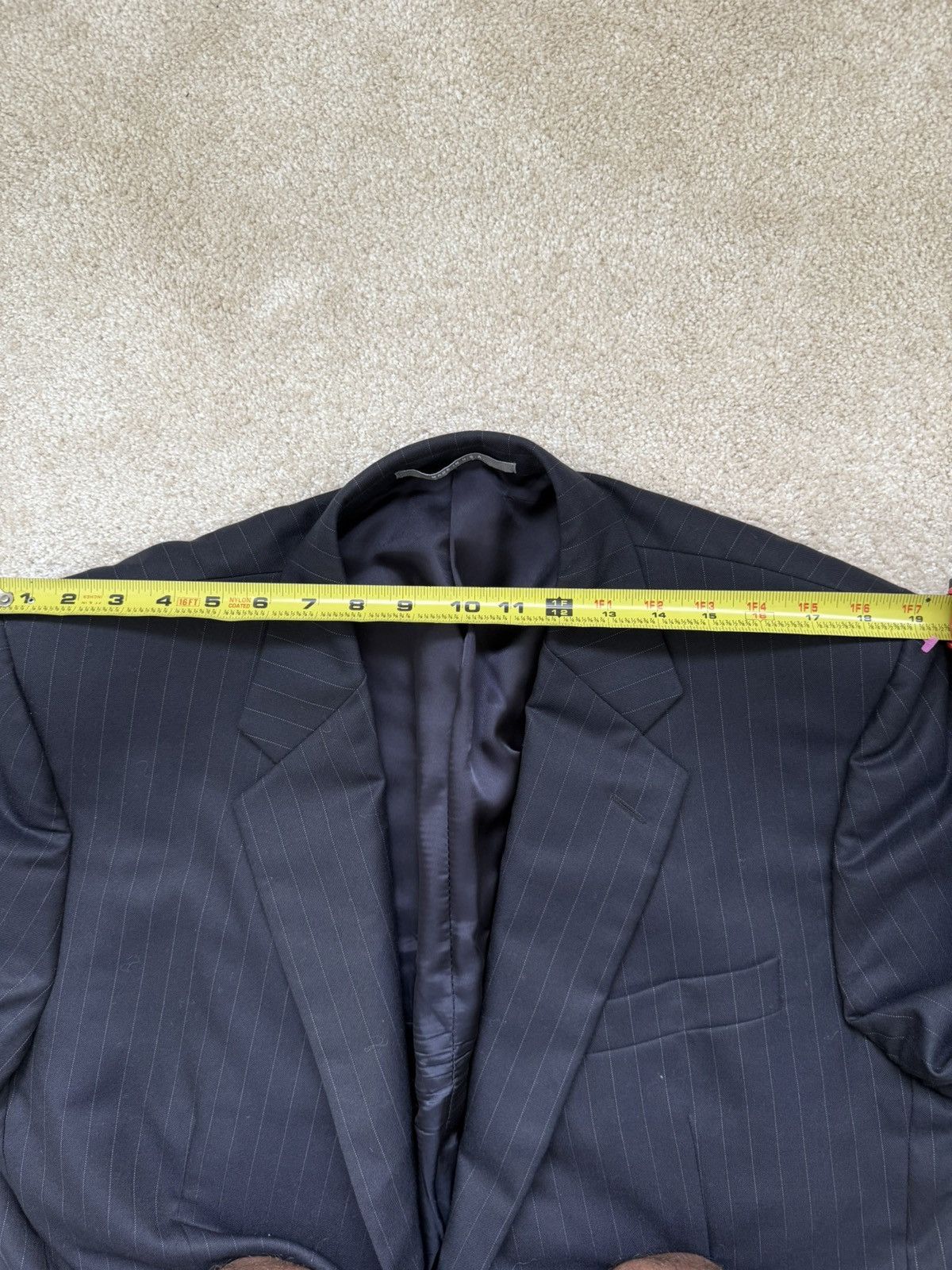 Hickey Freeman LORO PIANA X HICKEY FREEMAN TASMANIAN SUIT Size 44R - 15 Thumbnail
