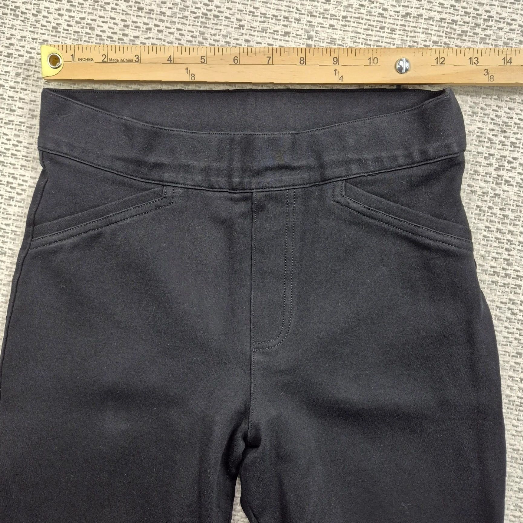 Spanx Spanx Pants Womens Small Petite Black Ponte Ankle Skinny Pull On Stretch Shaping Slit Slimming Workwear Casual Travel Portable Everyday Size 28" / US 6 / IT 42 - 5 Thumbnail