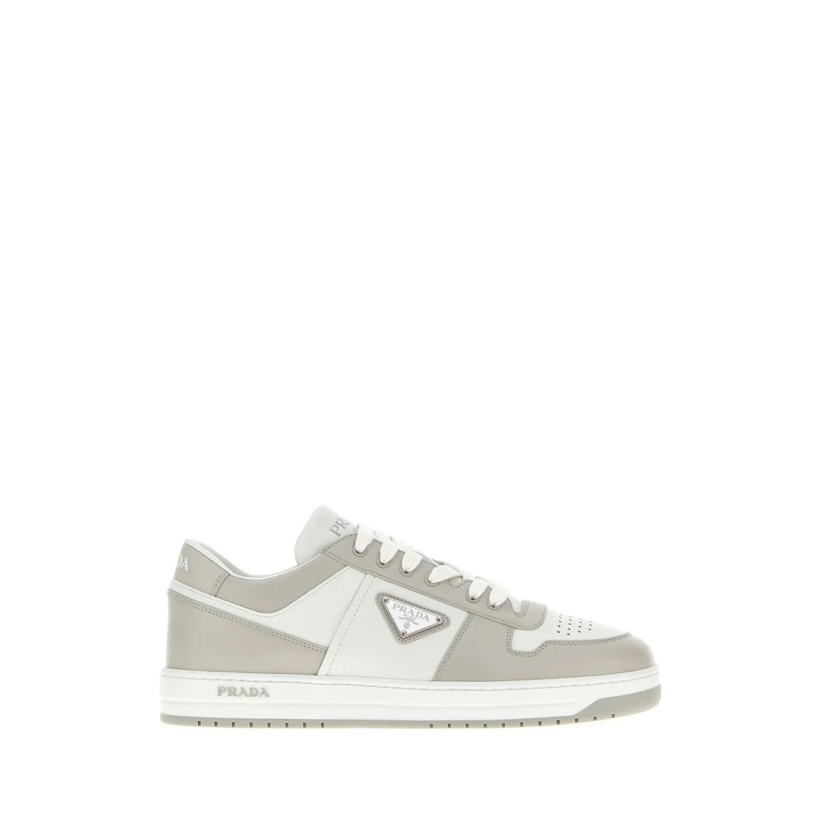 Prada PRADA Downtown Two-Tone Leather Sneakers New And Authentic ( Size US 10 / EU 43 - 5 Thumbnail