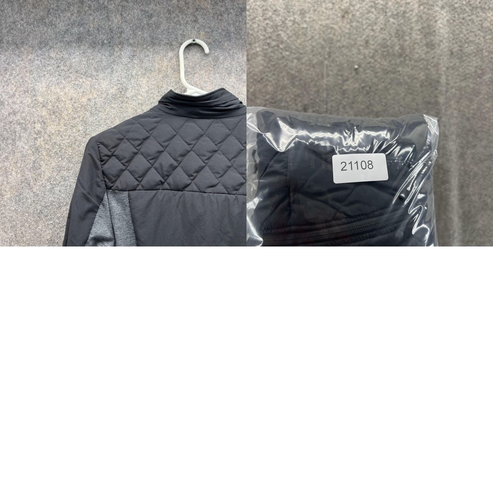 Adidas Adidas Jacket Womens Large Black Quilted Climawarm Full Zip Brooklawn Tour Mixed Jacket Size L / US 10 / IT 46 - 9 Thumbnail