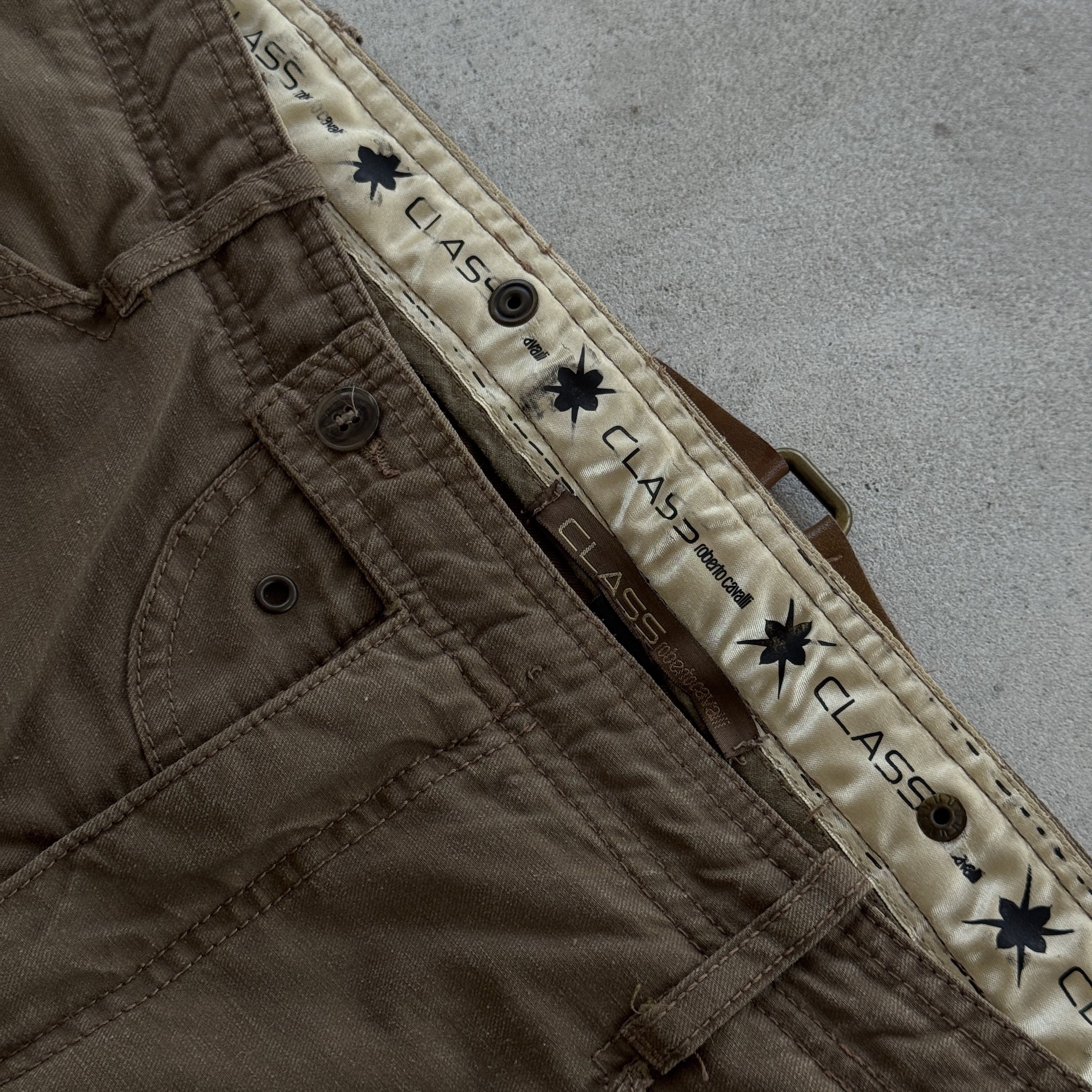 Roberto Cavalli Roberto Cavalli Class Brown Trousers Size 54 IT Pants Size US 38 / EU 54 - 5 Thumbnail