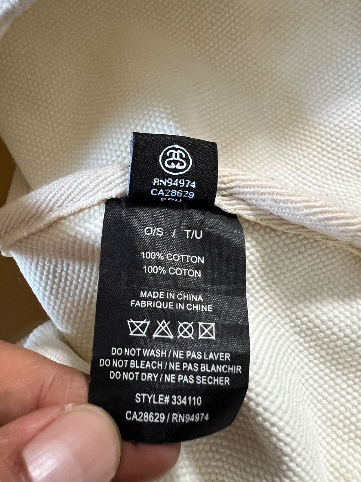 Comme des Garcons × Stussy Stussy x Comme des Garçons Heavy Canvas Tote Bag Size ONE SIZE - 13 Thumbnail