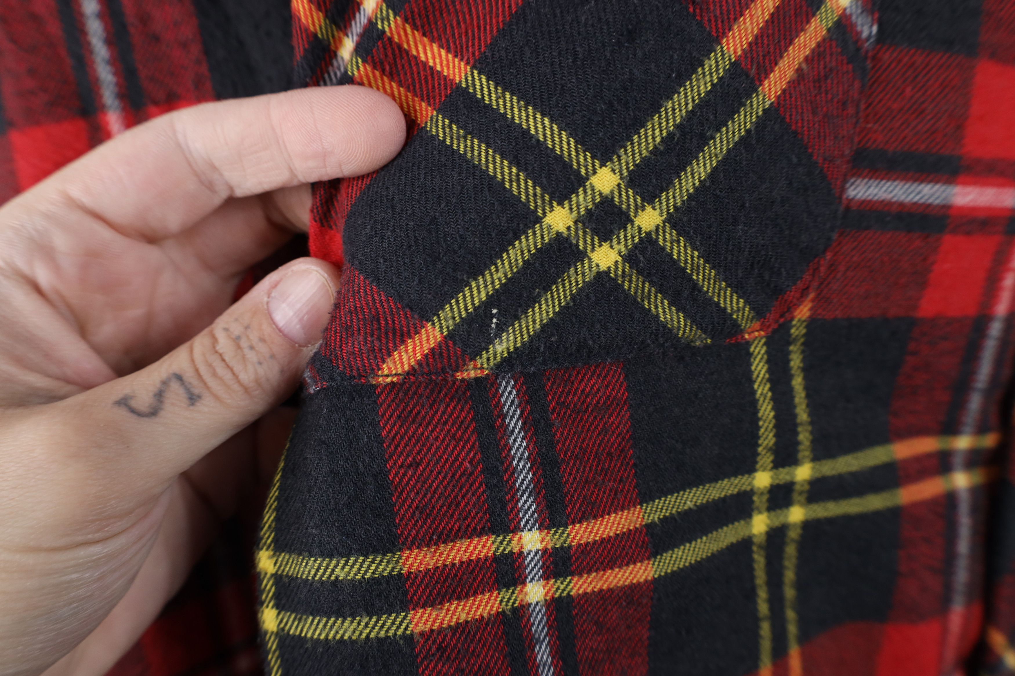 Vintage Vintage 90s Streetwear Quilted Flannel Button Shirt Jacket Size US M / EU 48-50 / 2 - 4 Thumbnail