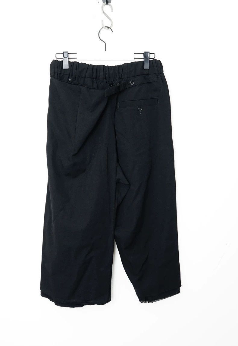 Yohji Yamamoto Yohji Yamamoto Black Wide-Leg Pants by Yohji Yamamoto Size 24" / US 00 / IT 34 - 5 Thumbnail