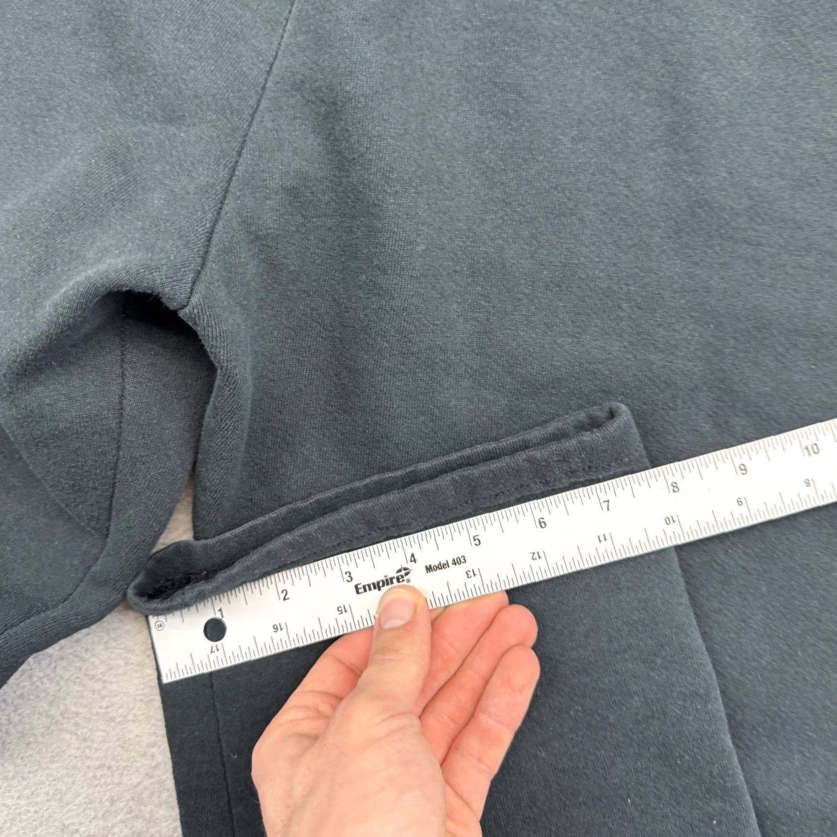 Russell Athletic VINTAGE Russell Athletic Sweatpants Mens L Black Regular Fit Drawstring USA 90s 80s Classic Hipster Athletic Branch Size US 33 - 7 Thumbnail