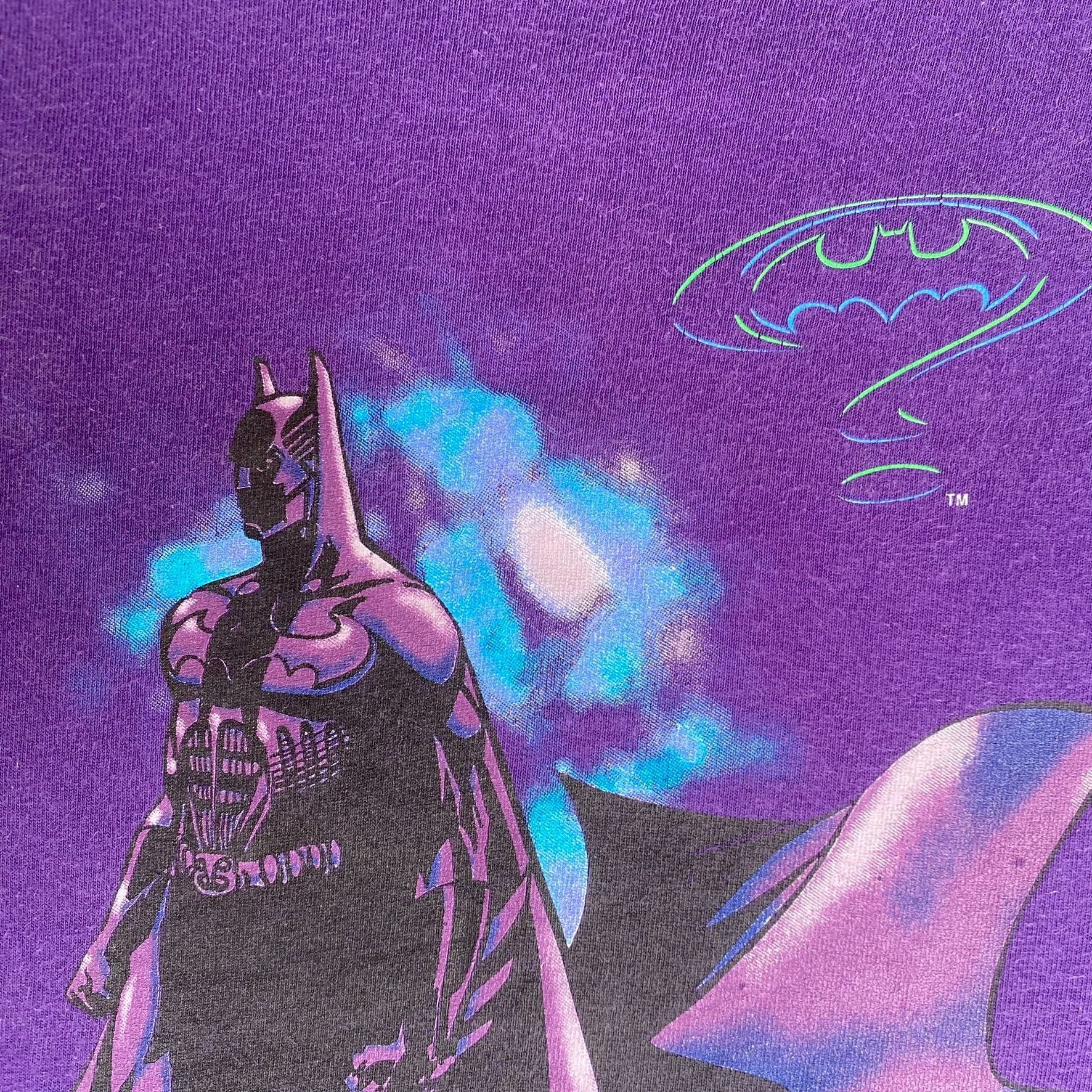 DC Comics Vintage 80s Batman Forever Shirt Single Stitch Comic Tee Size US S / EU 44-46 / 1 - 4 Thumbnail